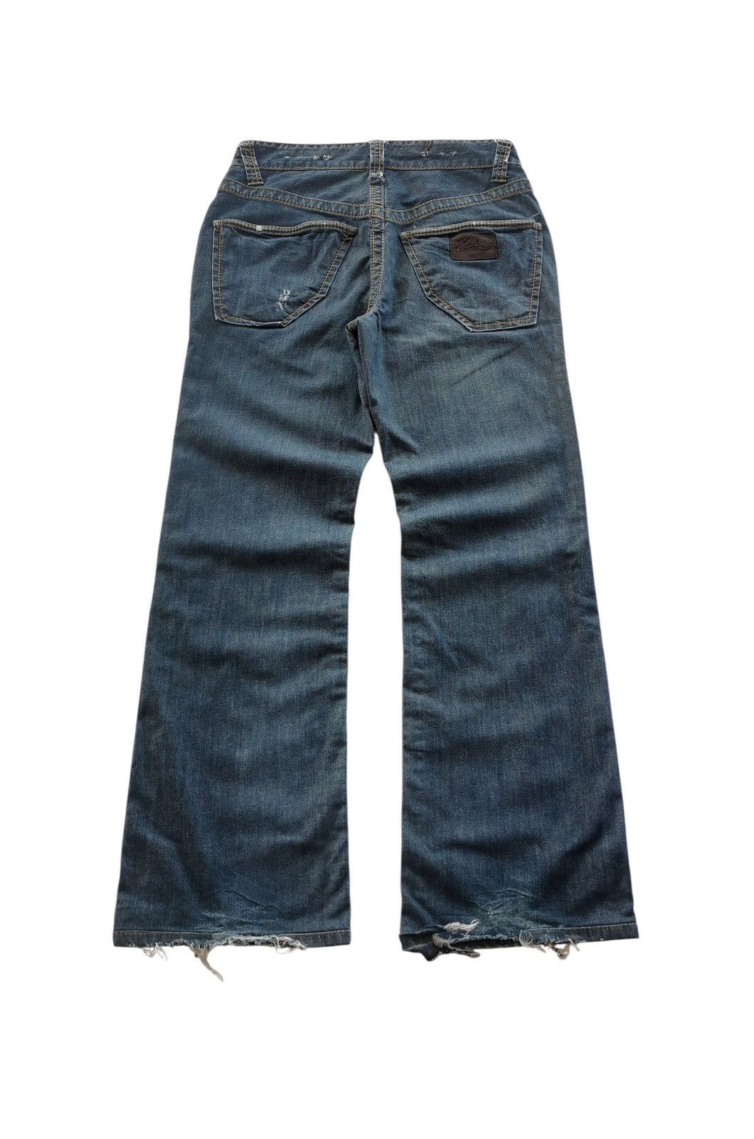 Stitch's Jeans Stitch jeans flared bootcuts distressed denim jeans▪️ 30x30.5 Size US 30 / EU 46 - 2 Thumbnail
