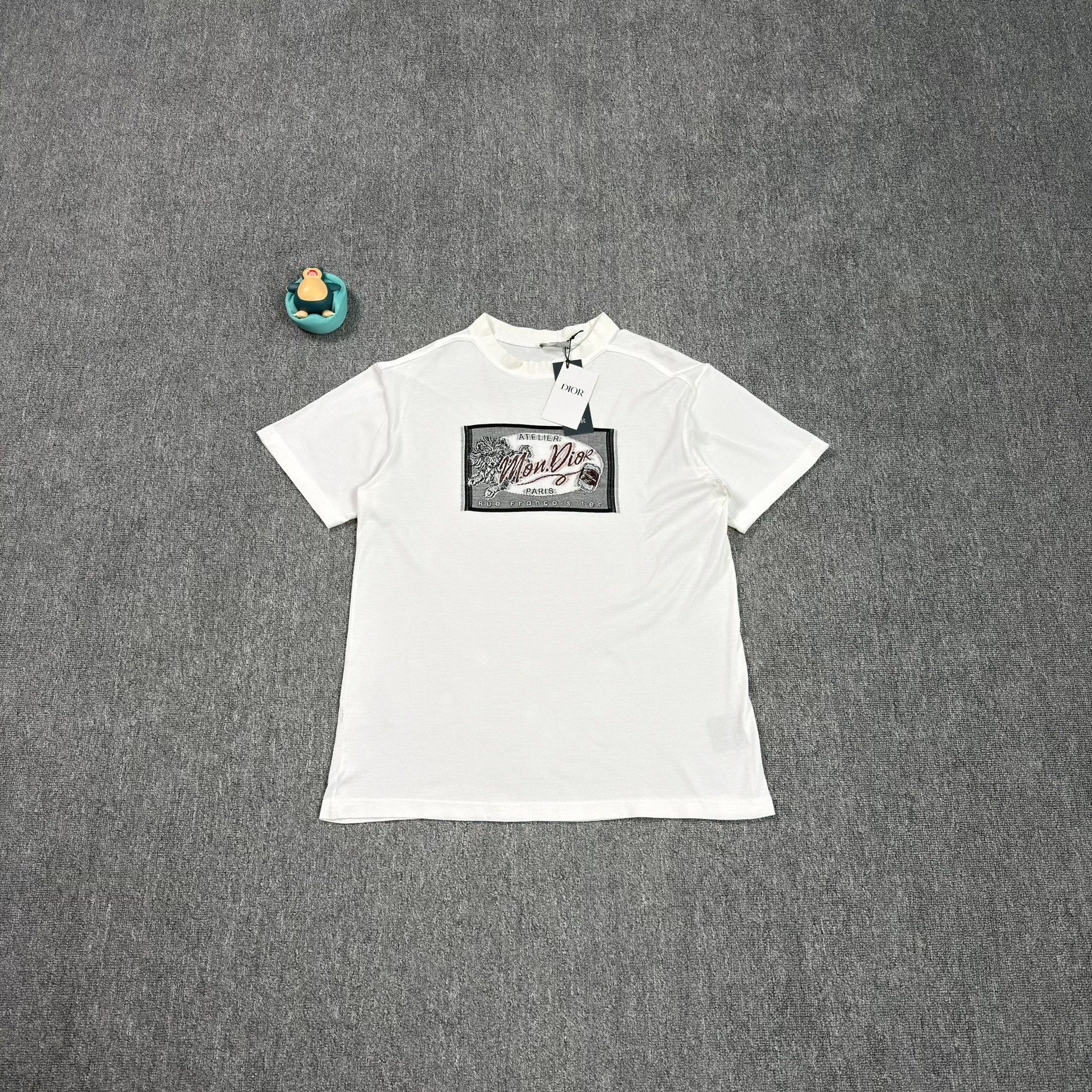 Dior × Hedi Slimane Original Dior Homme AW04 e white t-shirt size