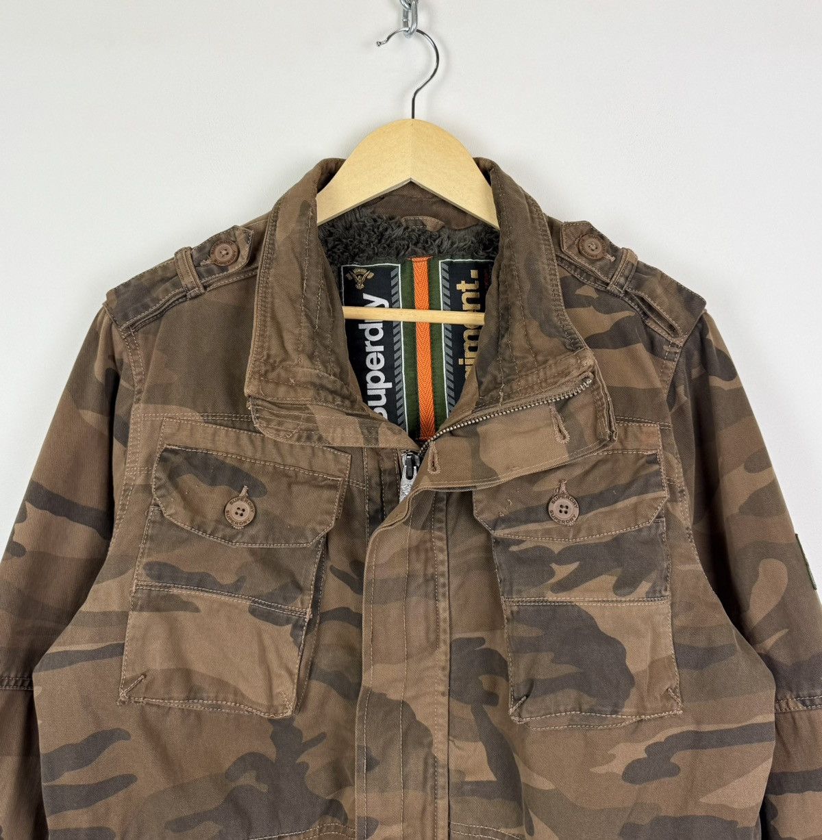 Superdry Superdry Regiment M65 Camouflage Military Jacket Field Top Size US L / EU 52-54 / 3 - 2 Thumbnail