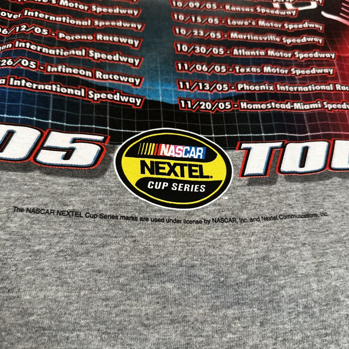 NASCAR × Vintage VTG NASCAR T Shirt 2005 Tour Survival Of Fastest Racing Size US M / EU 48-50 / 2 - 9 Thumbnail