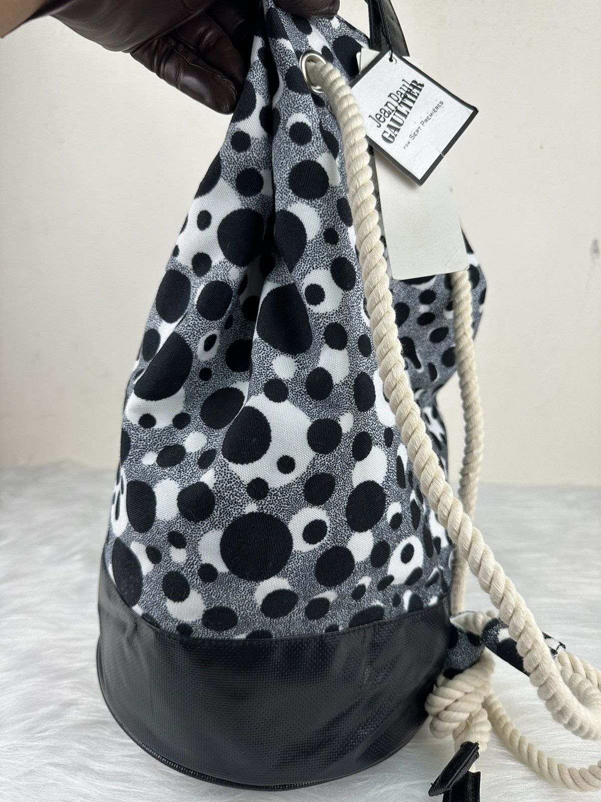 Jean Paul Gaultier Authentic Jean Paul Gaultier Drawstring Backpack Shoulder Size ONE SIZE - 2 Thumbnail