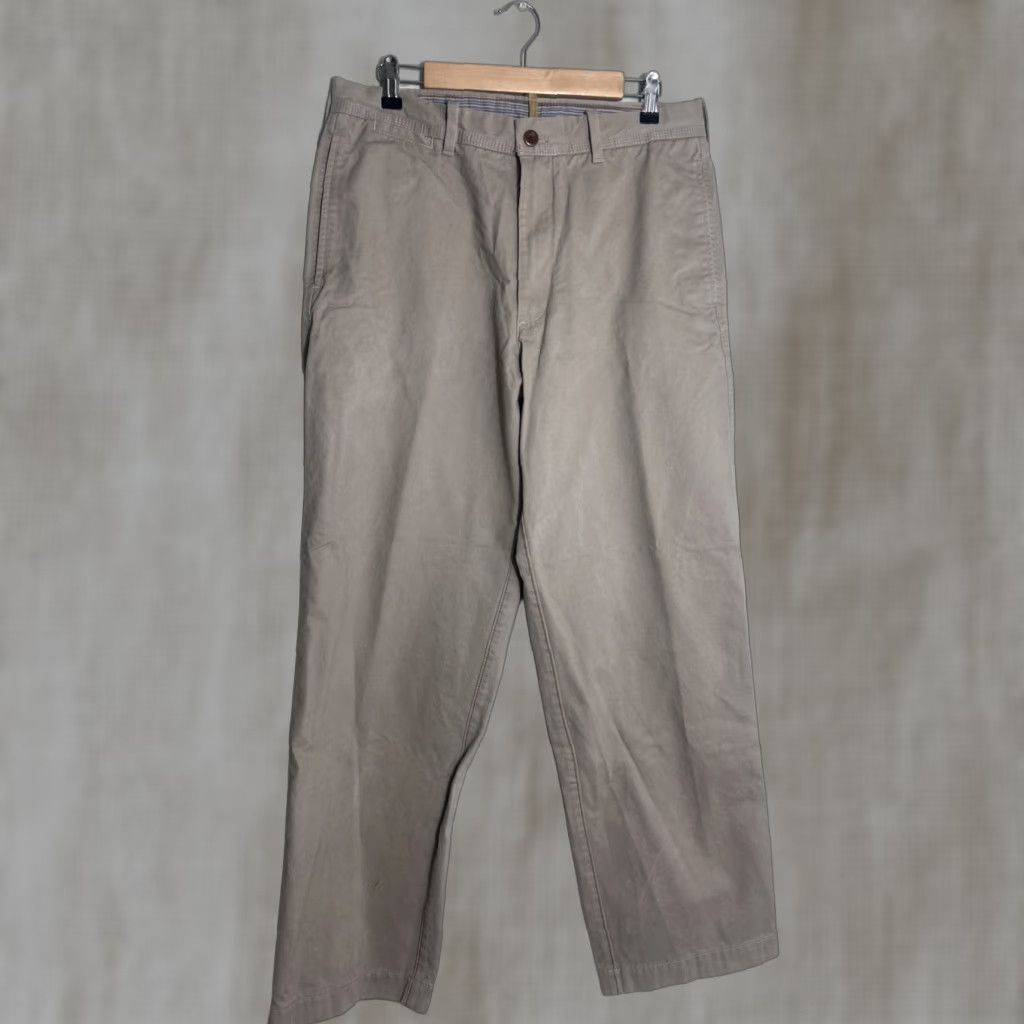 Timberland Timberland Chino Pants Mens 34x32 Regular Cotton Beige Business Mens Size US 34 / EU 50 - 1 Thumbnail