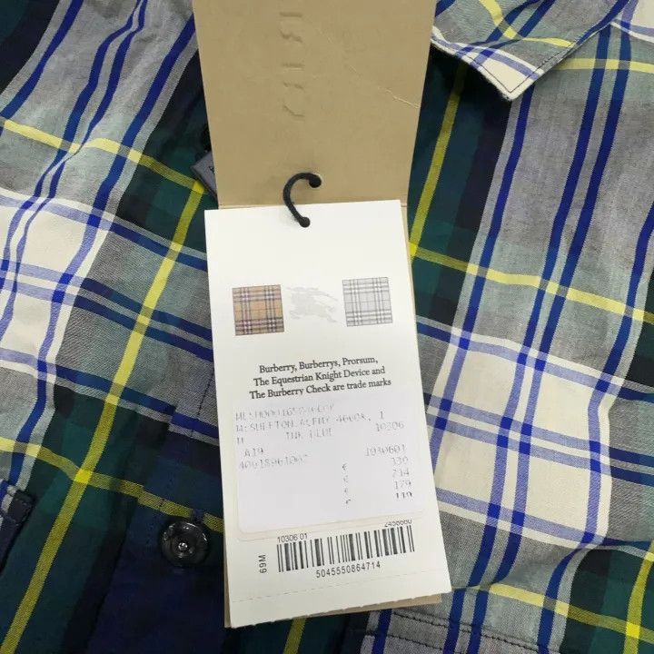 Burberry Burberry Burberry Plaid Print Long Sleeve Shirt for Men-25 Size US M / EU 48-50 / 2 - 8 Thumbnail