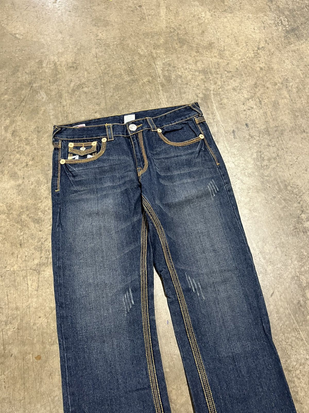 True Religion × Vintage True religion baggy fit wide leg rare denim skater y2k hype Size US 36 / EU 52 - 8 Thumbnail