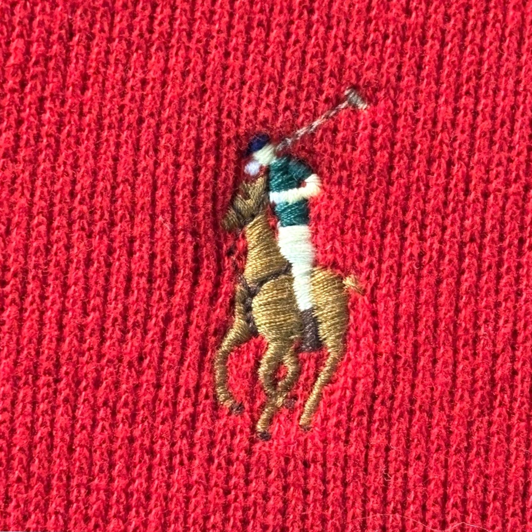 Polo Ralph Lauren Polo Ralph Lauren Polo Ralph Lauren Red 1/4 Zip Mock Neck Cotton Sweater Men’s XL Multi Pony Shirt Pullover Mens Red XL Polo Ralph Lauren Size US XL / EU 56 / 4 - 2 Thumbnail