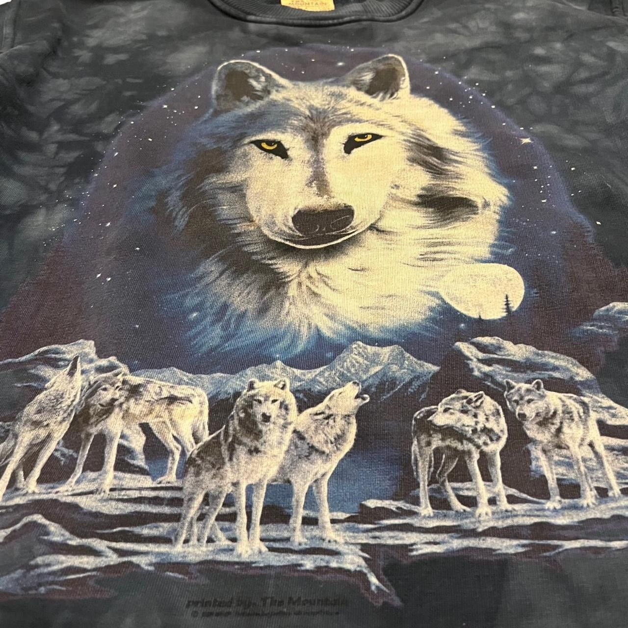 The Mountain Vintage 1990s The Mountain Wolves Crewneck Size US L / EU 52-54 / 3 - 2 Thumbnail