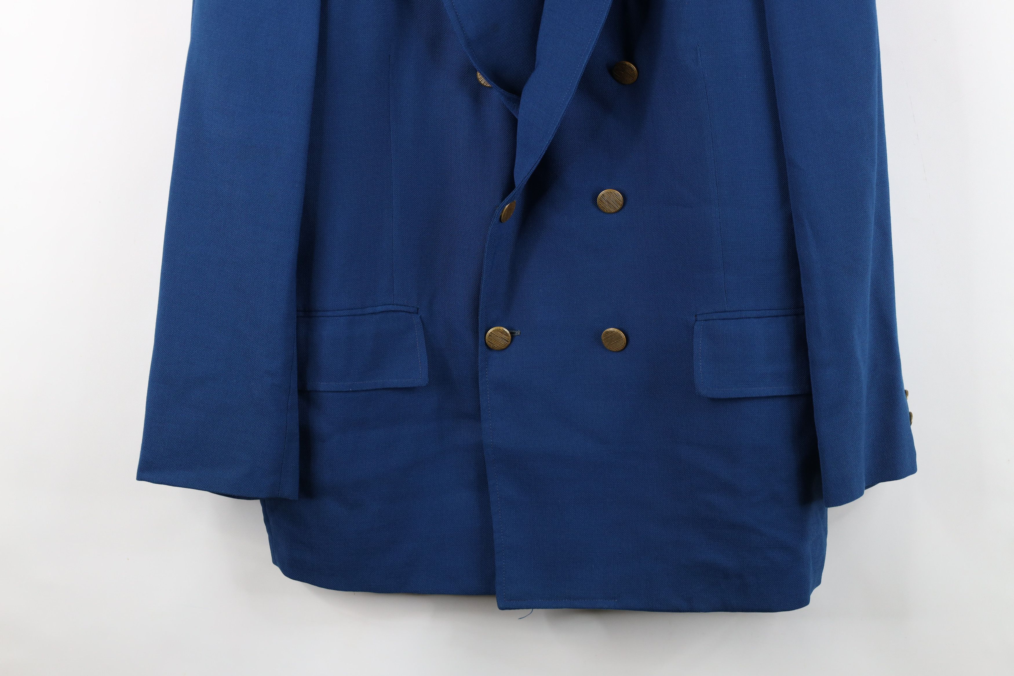 Vintage Vintage 50s 60s Macys Gabardine Breasted Suit Jacket Blazer Size US XL / EU 56 / 4 - 3 Thumbnail