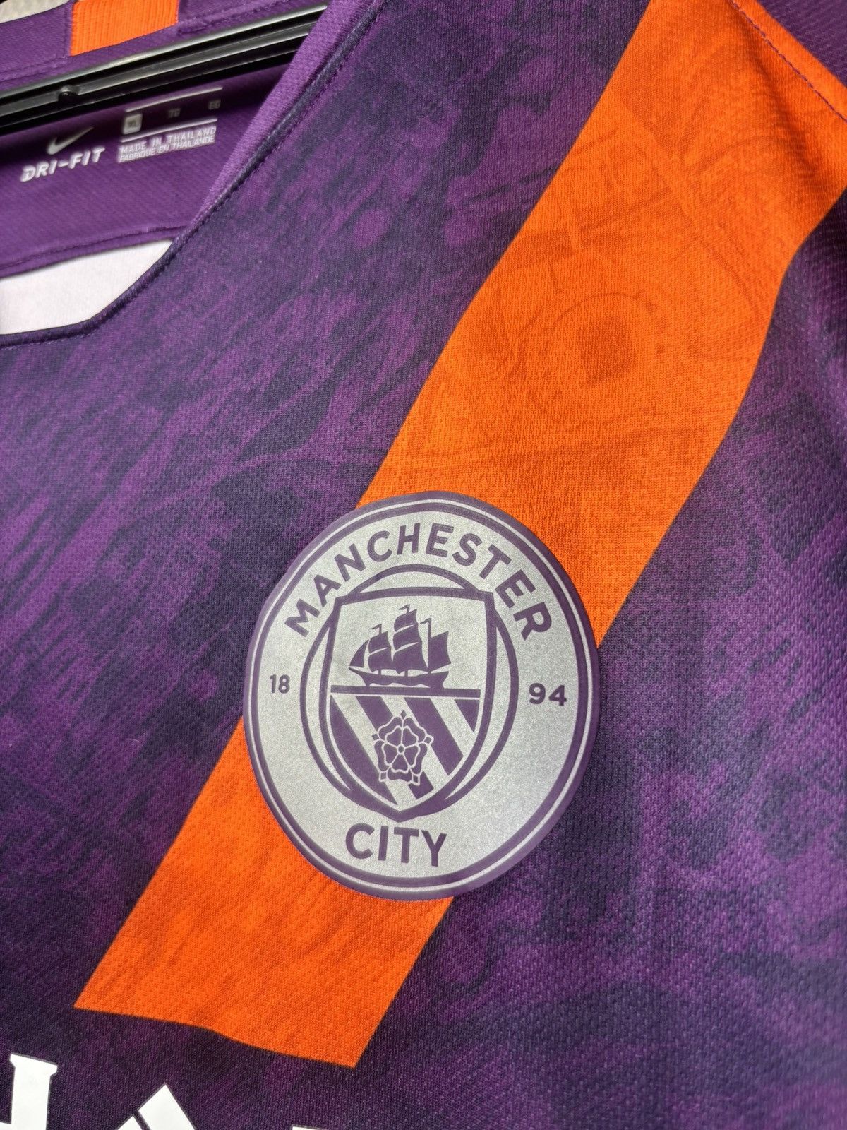 Nike Nike Manchester City 2018 2019 Third Football Soccer Jersey Size US XL / EU 56 / 4 - 3 Thumbnail