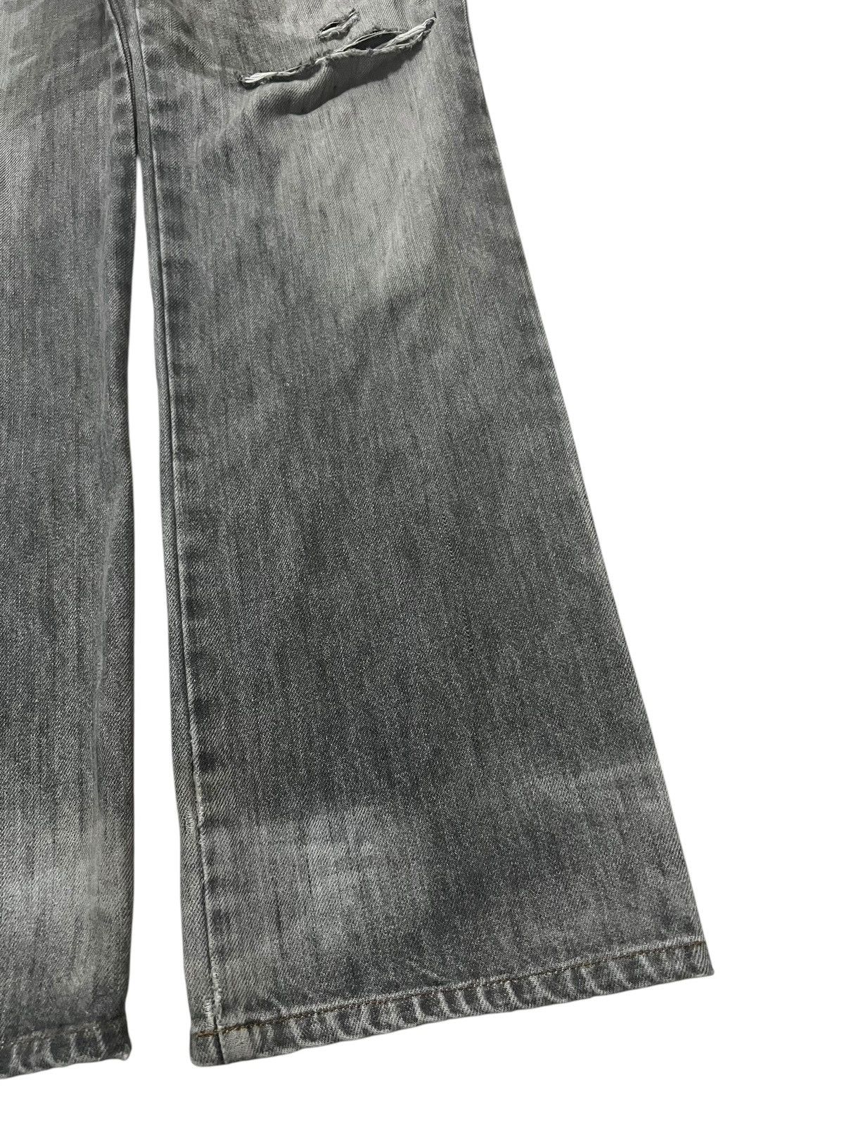 If Six Was Nine × Japanese Brand 🌈90s Japanese Brand Nano Second Sick Faded Distress Jean Size US 32 / EU 48 - 5 Thumbnail