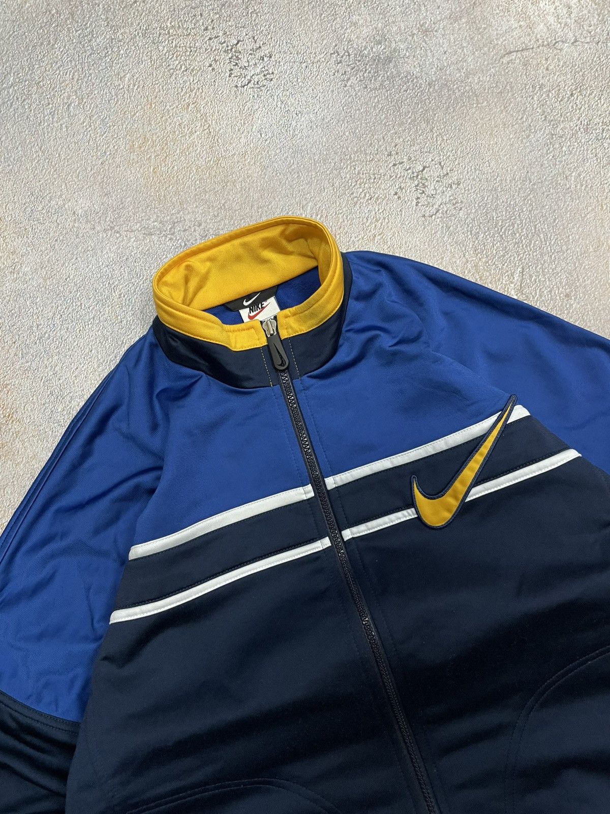 Nike Nike Vintage Big Swoosh Cotton Track Jacket Size US S / EU 44-46 / 1 - 3 Thumbnail