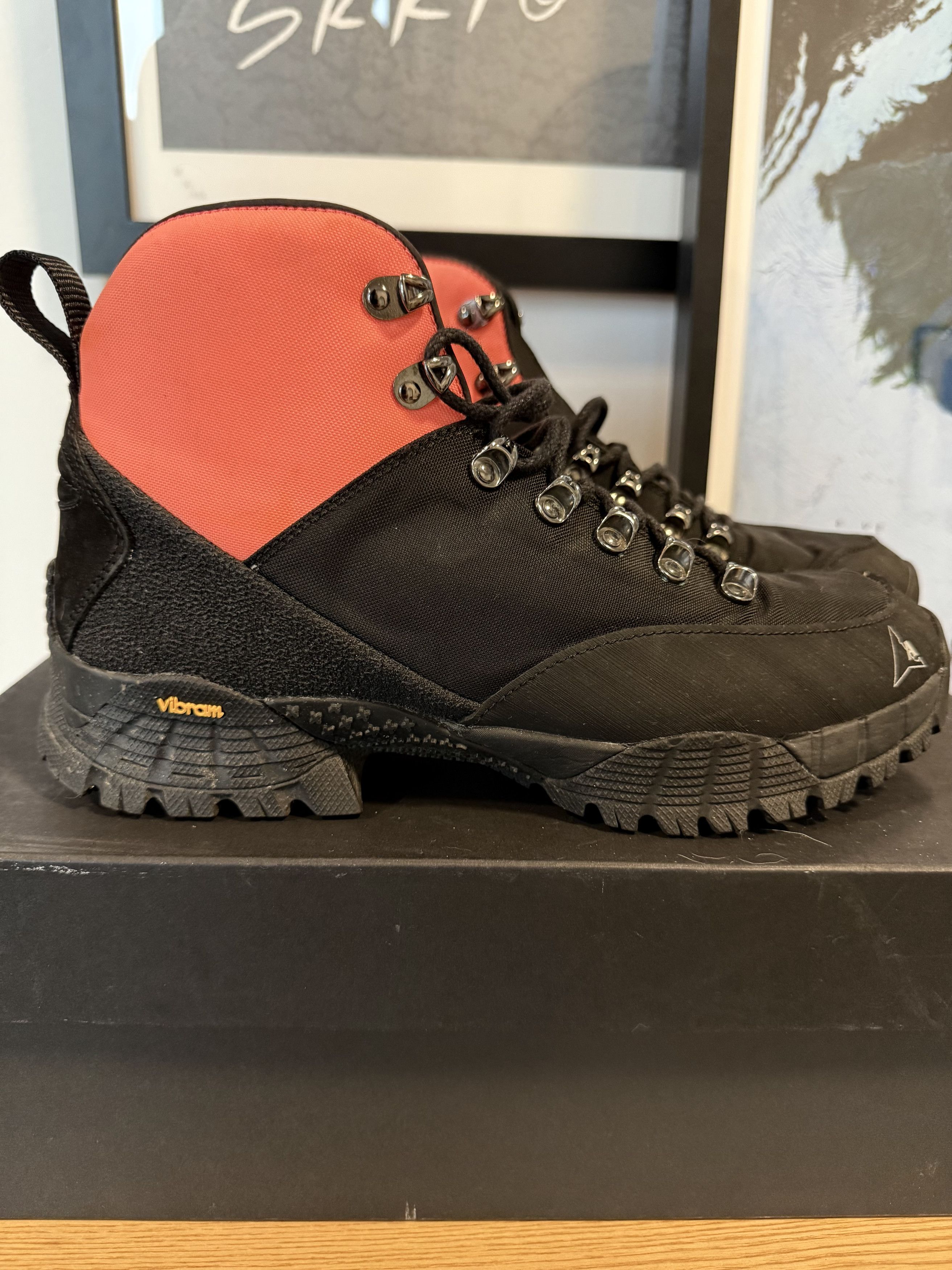 1017 ALYX 9SM × ROA ALYX x ROA LACE UP HIKING BOOTS ORANGE - 42 / 9 Size US 9 / EU 42 - 3 Thumbnail