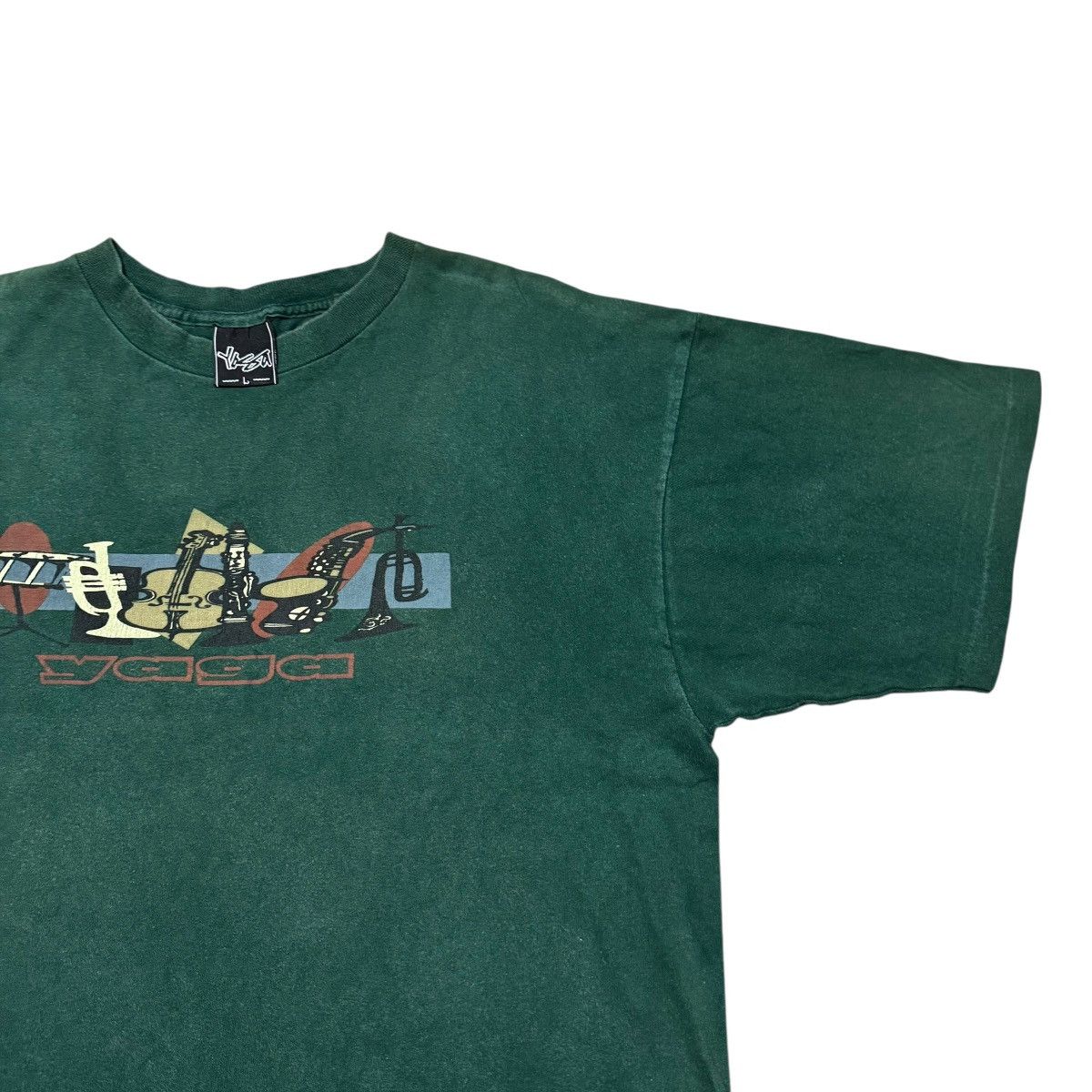 Vintage Vintage 90s YAGA Skateboards Shirt Size US L / EU 52-54 / 3 - 4 Thumbnail