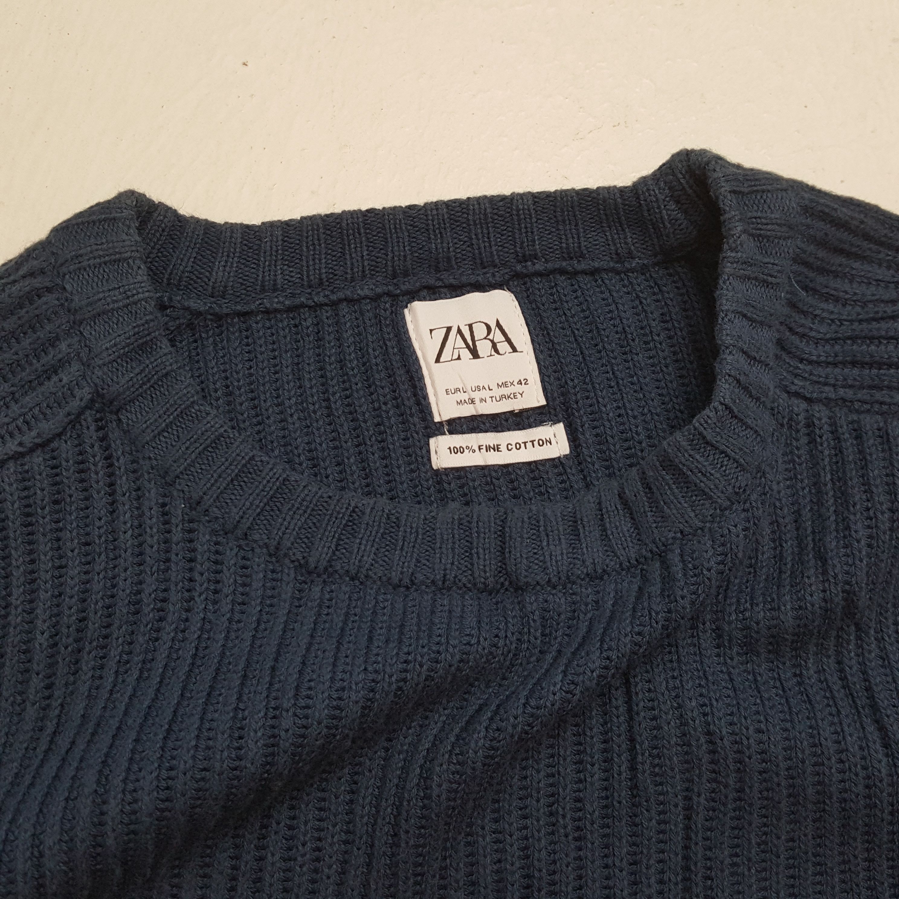 Vintage × Zara Vintage ZARA x SKULLS Japanese Style Custom Knitwear Size US S / EU 44-46 / 1 - 10 Thumbnail