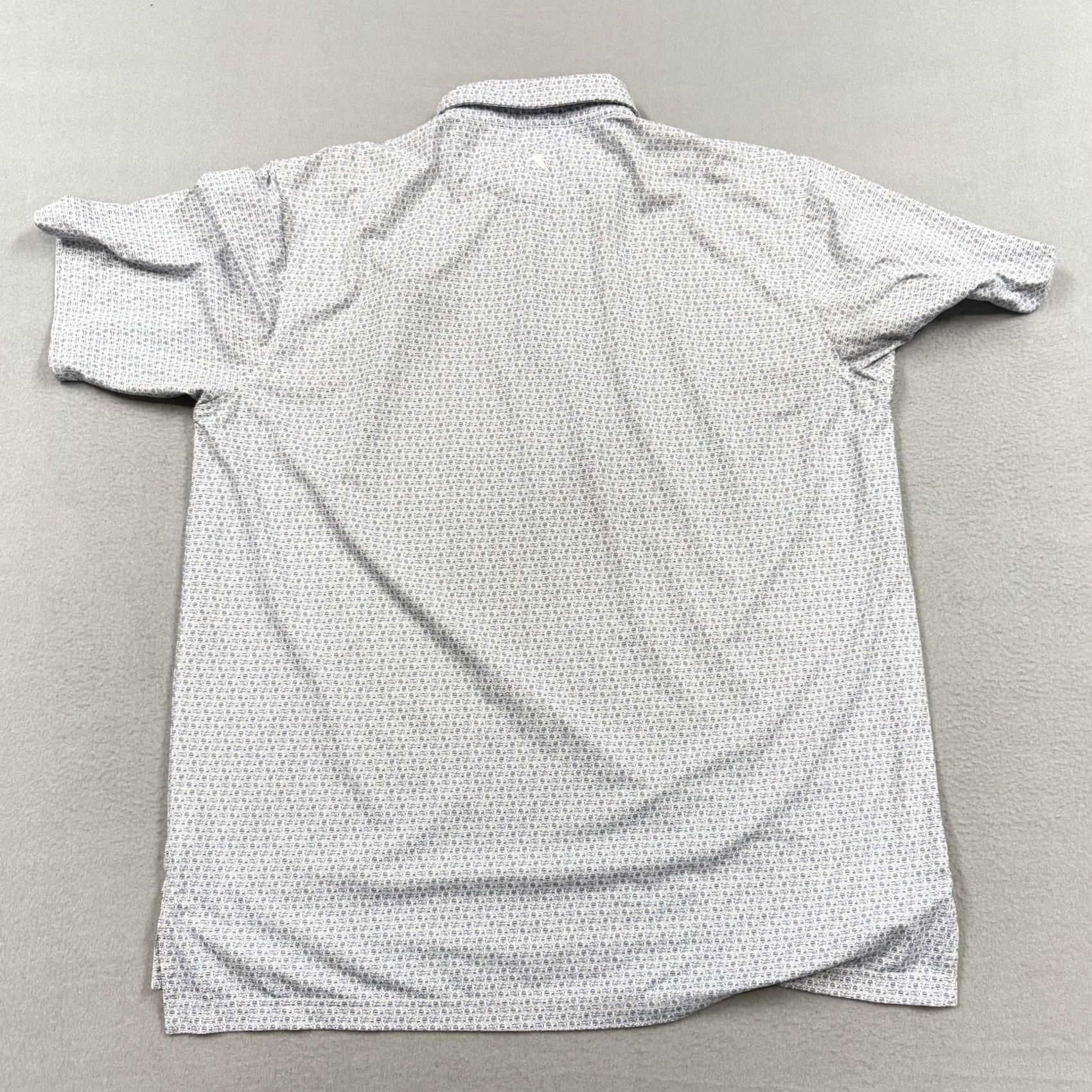 Vintage GenTeal Polo Shirt Mens XL Blue Graphic Print Golf Performance Polo Shirt Size US XL / EU 56 / 4 - 5 Thumbnail