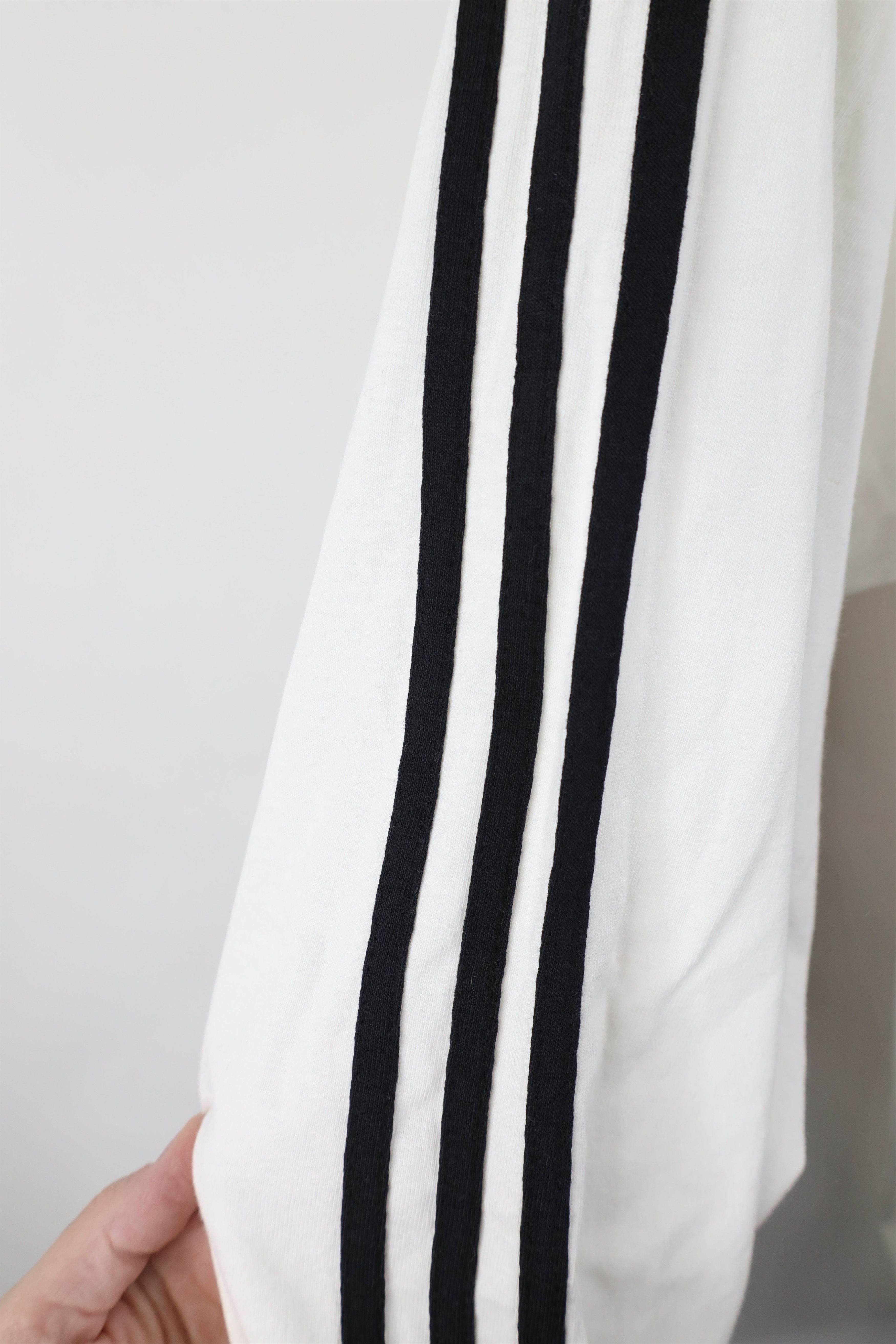Adidas Deadstock Vintage 90s Adidas Long Sleeve T-Shirt White Size US XL / EU 56 / 4 - 8 Thumbnail