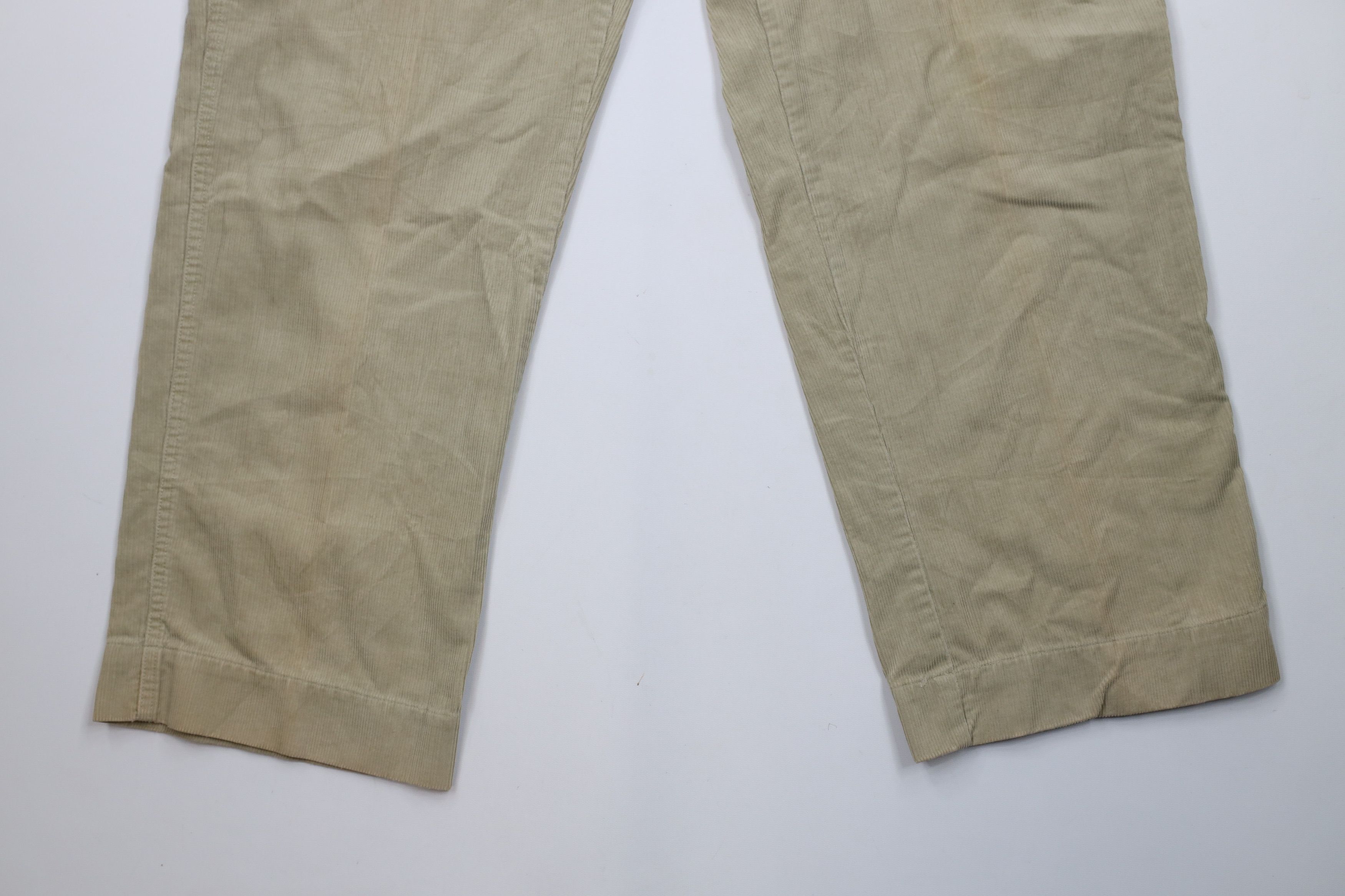 Polo Ralph Lauren × Vintage Vintage 90s Ralph Lauren Button Fly Wide Leg Corduroy Pants Size US 34 / EU 50 - 4 Thumbnail