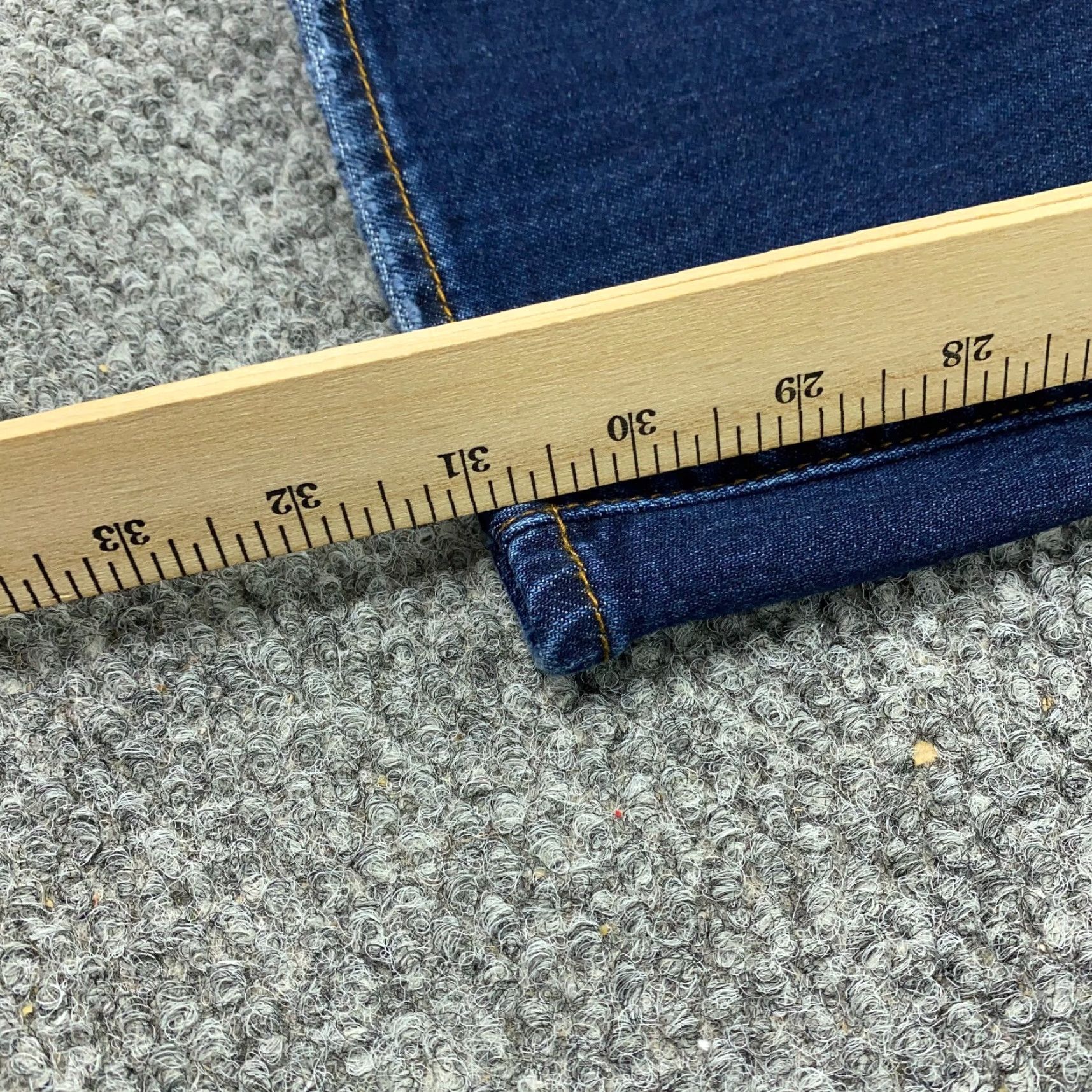 Vintage Michael Strahan M Collection Jeans Mens Blue 32x32 Faded Straight Fit Stretch Size US 33 - 4 Thumbnail