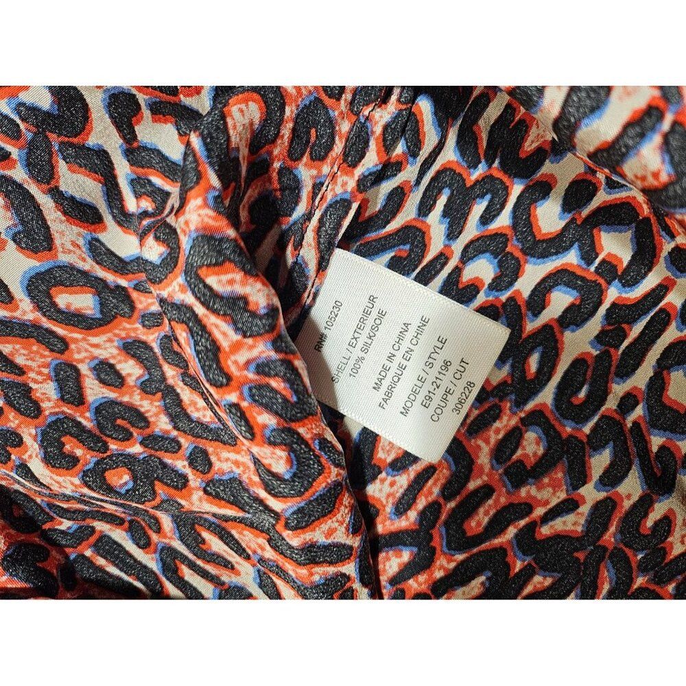 Joie Joie Silk Peach Leopard Racerback Tank XS Size XS / US 0-2 / IT 36-38 - 7 Thumbnail