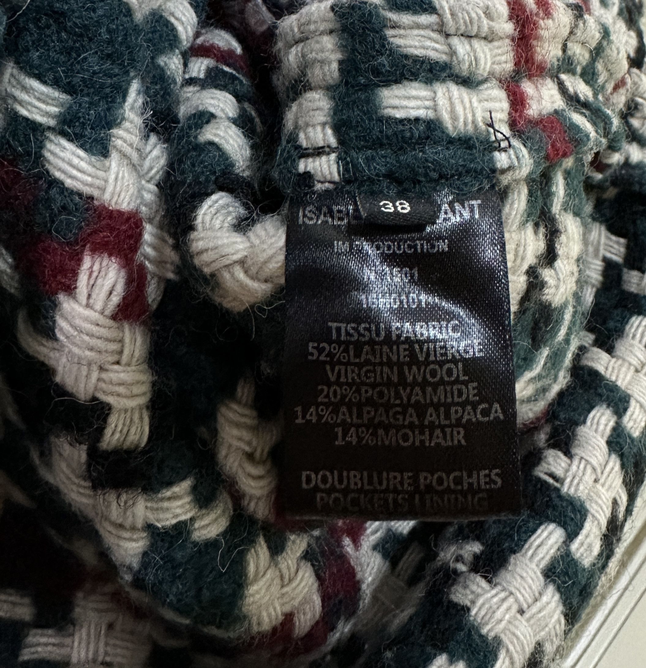 Isabel Marant Woven Multi Coloured Jacket Cardi coat Size S / US 4 / IT 40 - 6 Thumbnail
