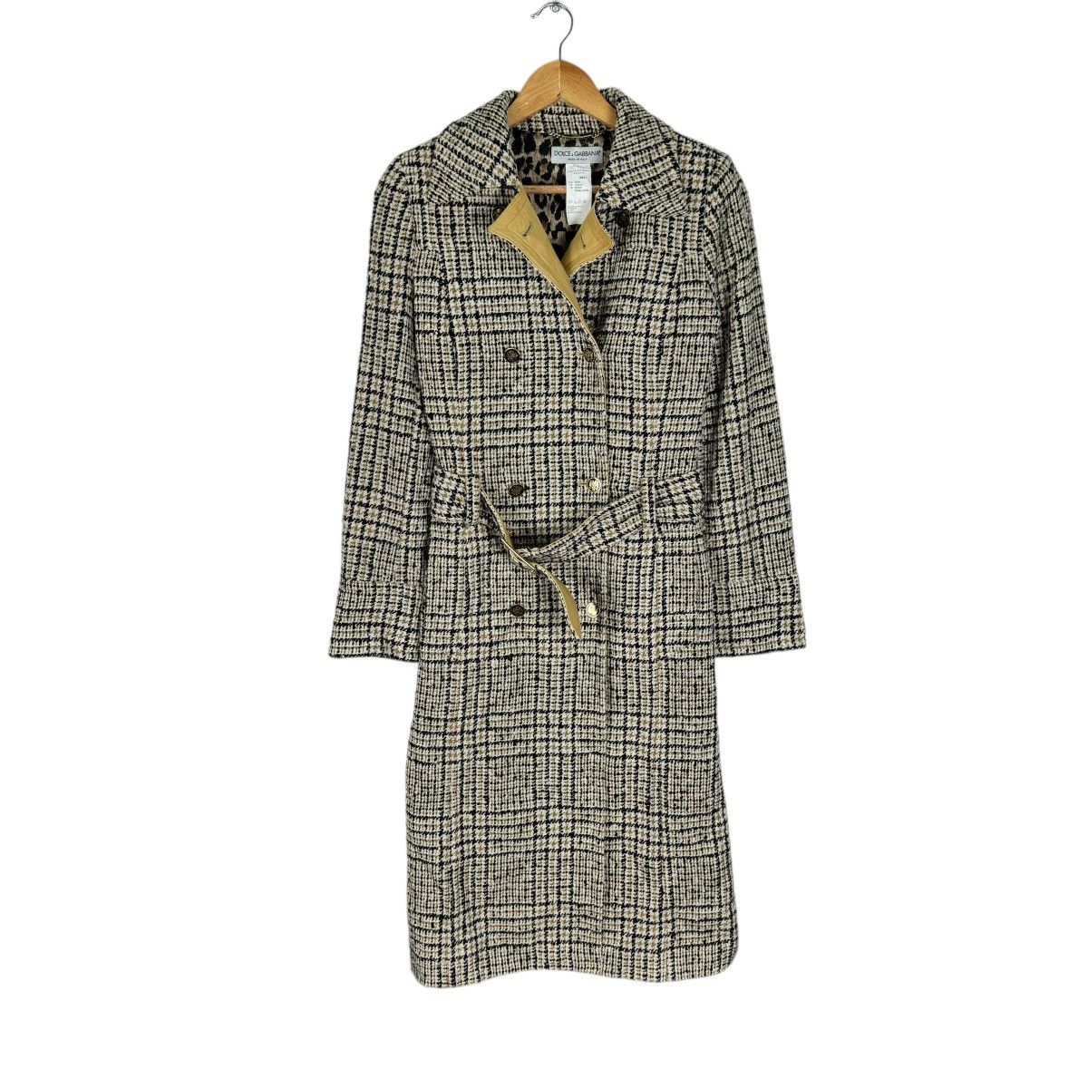 Dolce & Gabbana ☀️D&G SHEEP LEATHER PARTS TRENCH COAT JACKET Size S / US 4 / IT 40 - 1 Thumbnail