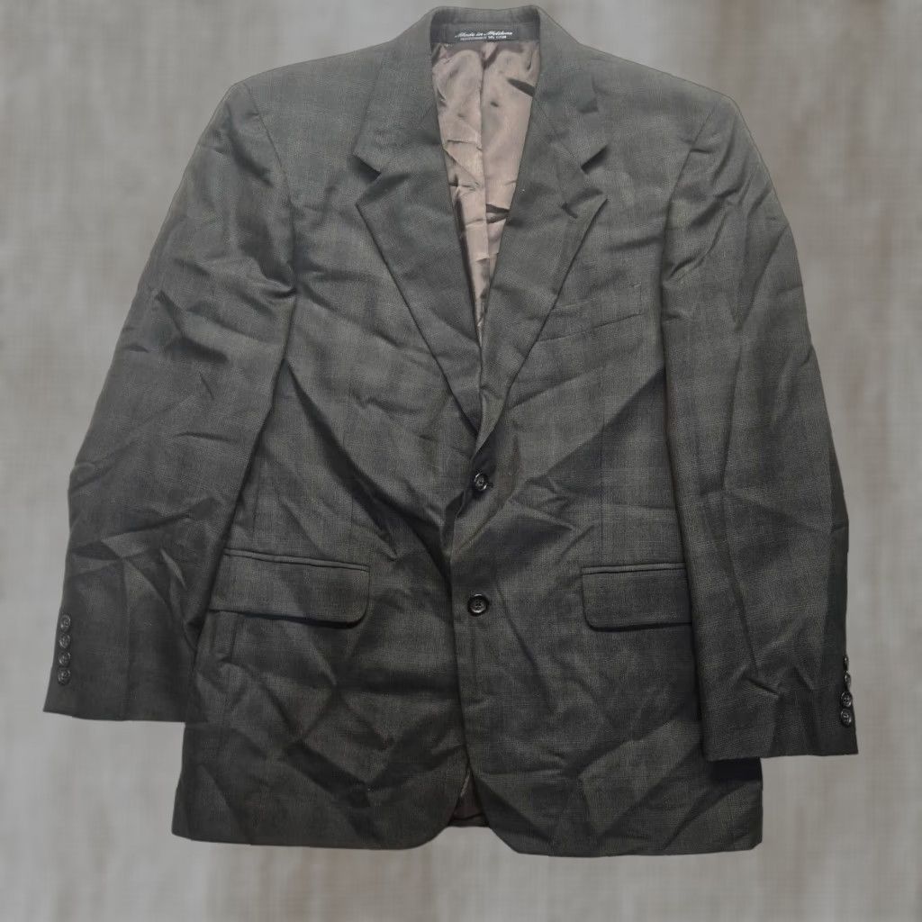 Vintage Kilburne and Finch Blazer Jacket Coat SET Gray 3 Button Adult Men's Size 39R Size 40R - 1 Thumbnail