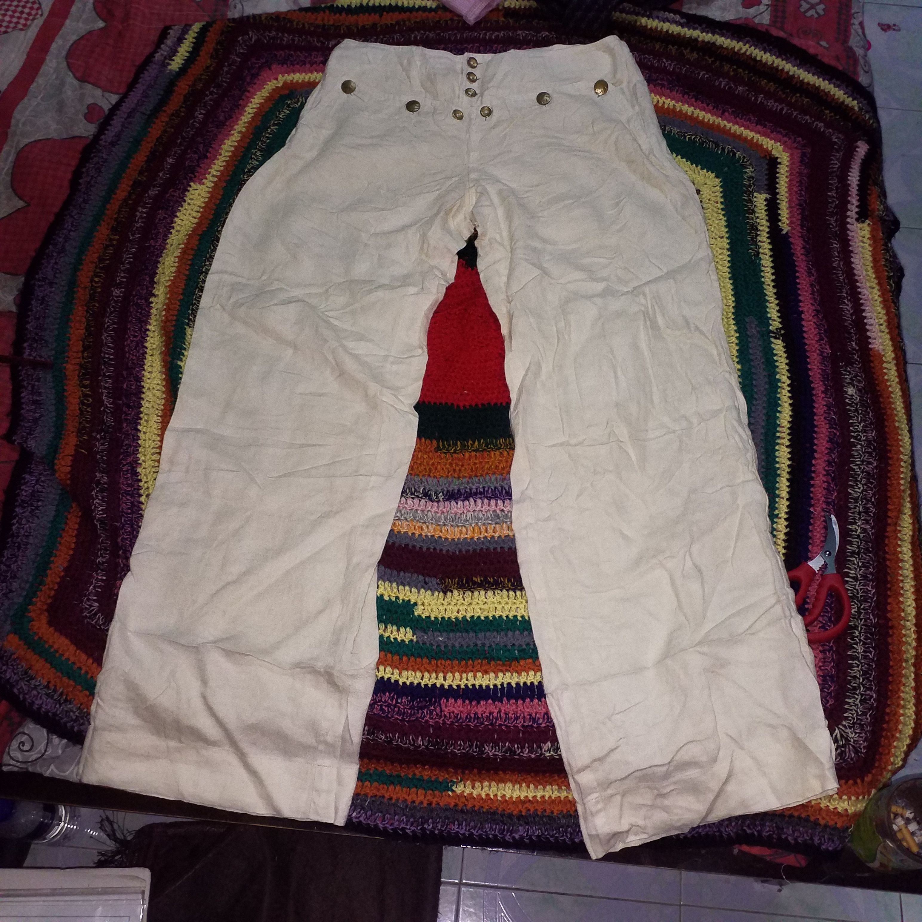 Ralph Lauren RALPH LAUREN PALAZO PANT LINEN Size 29" - 1 Thumbnail