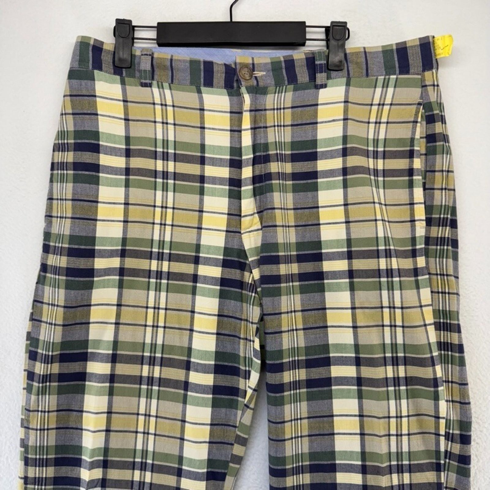 J.Crew J Crew Pants men's 34x32 Green Plaid Preppy Golf Cricket Size US 34 / EU 50 - 1 Thumbnail
