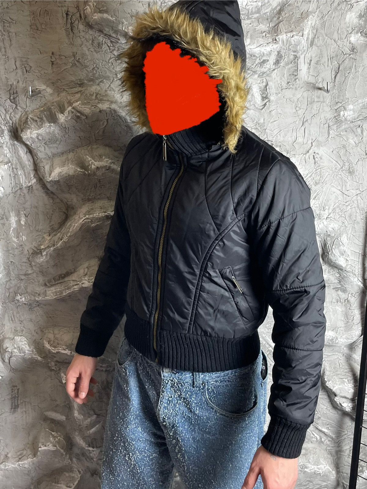 Hysteric Glamour Y2K 2000s Fur Japanese Nylon Bomber IfSixWasNine LGB Style Size US S / EU 44-46 / 1 - 12 Thumbnail