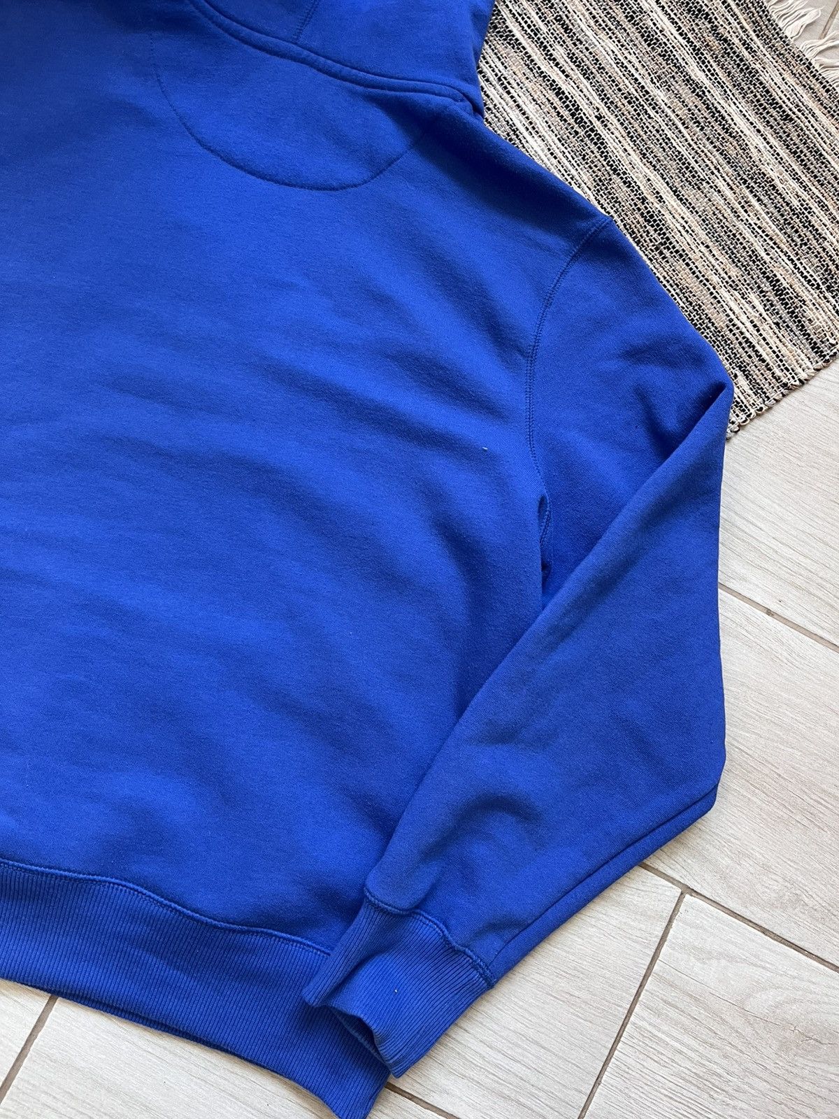 Nike × Vintage Vintage Nike Hoodie Blue big logo fleece sweatshirt Size US L / EU 52-54 / 3 - 10 Thumbnail