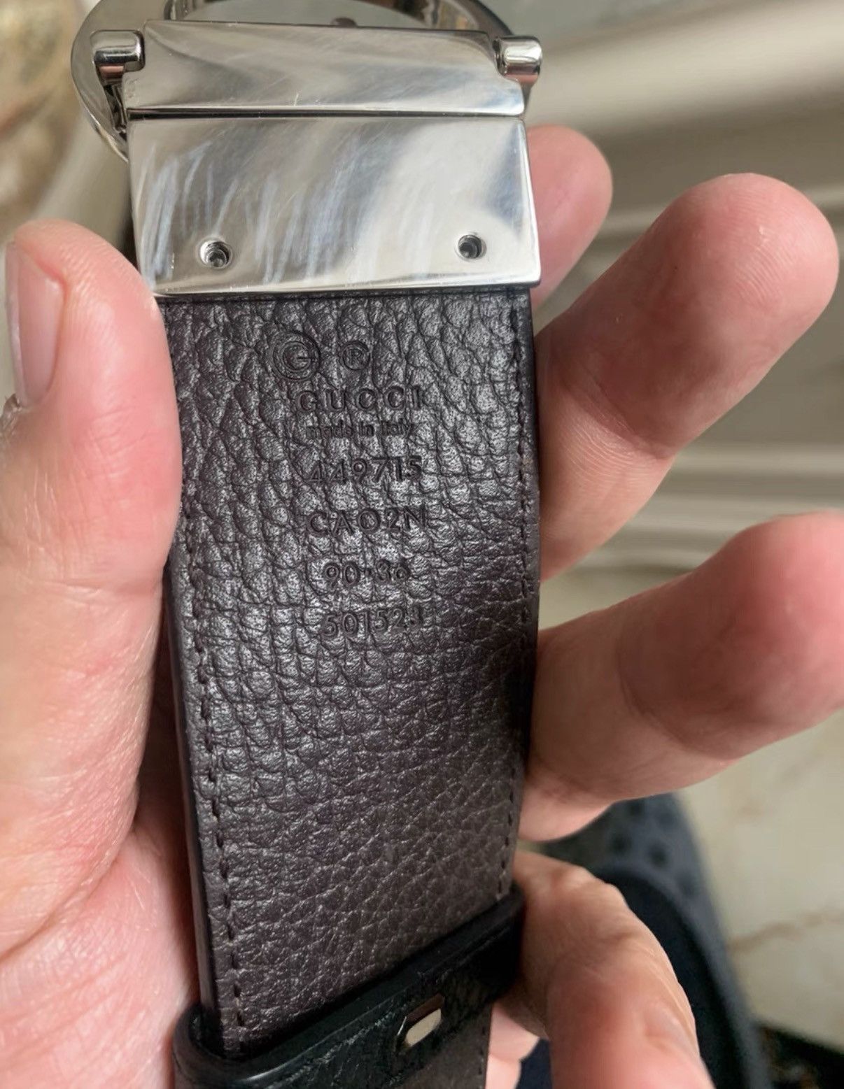 Gucci Gucci genuine leather belt K16 Size ONE SIZE - 4 Thumbnail