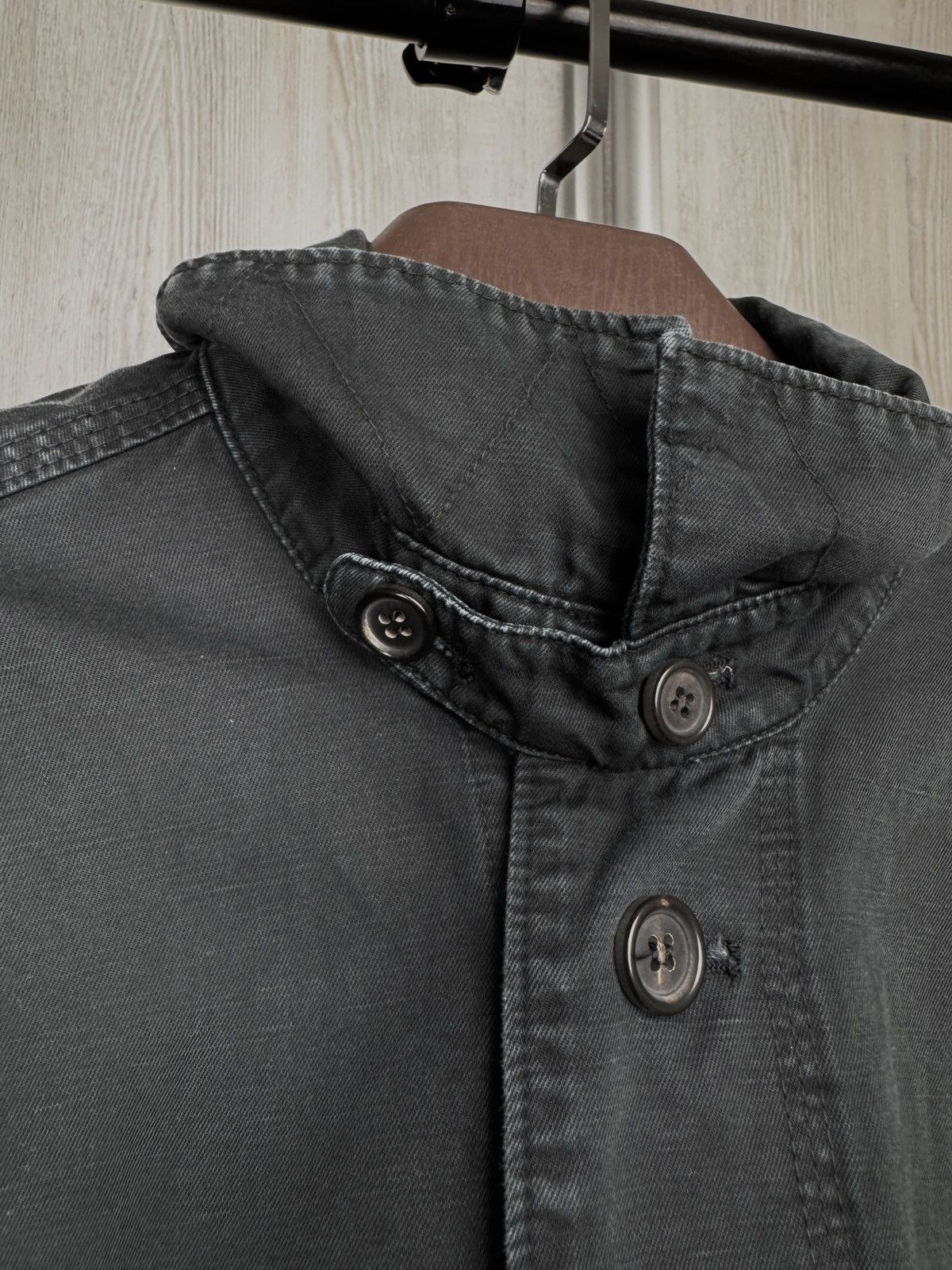 Billy Reid Billy Reid black faded multipocket made in Italy jacket sz S Size US S / EU 44-46 / 1 - 8 Thumbnail
