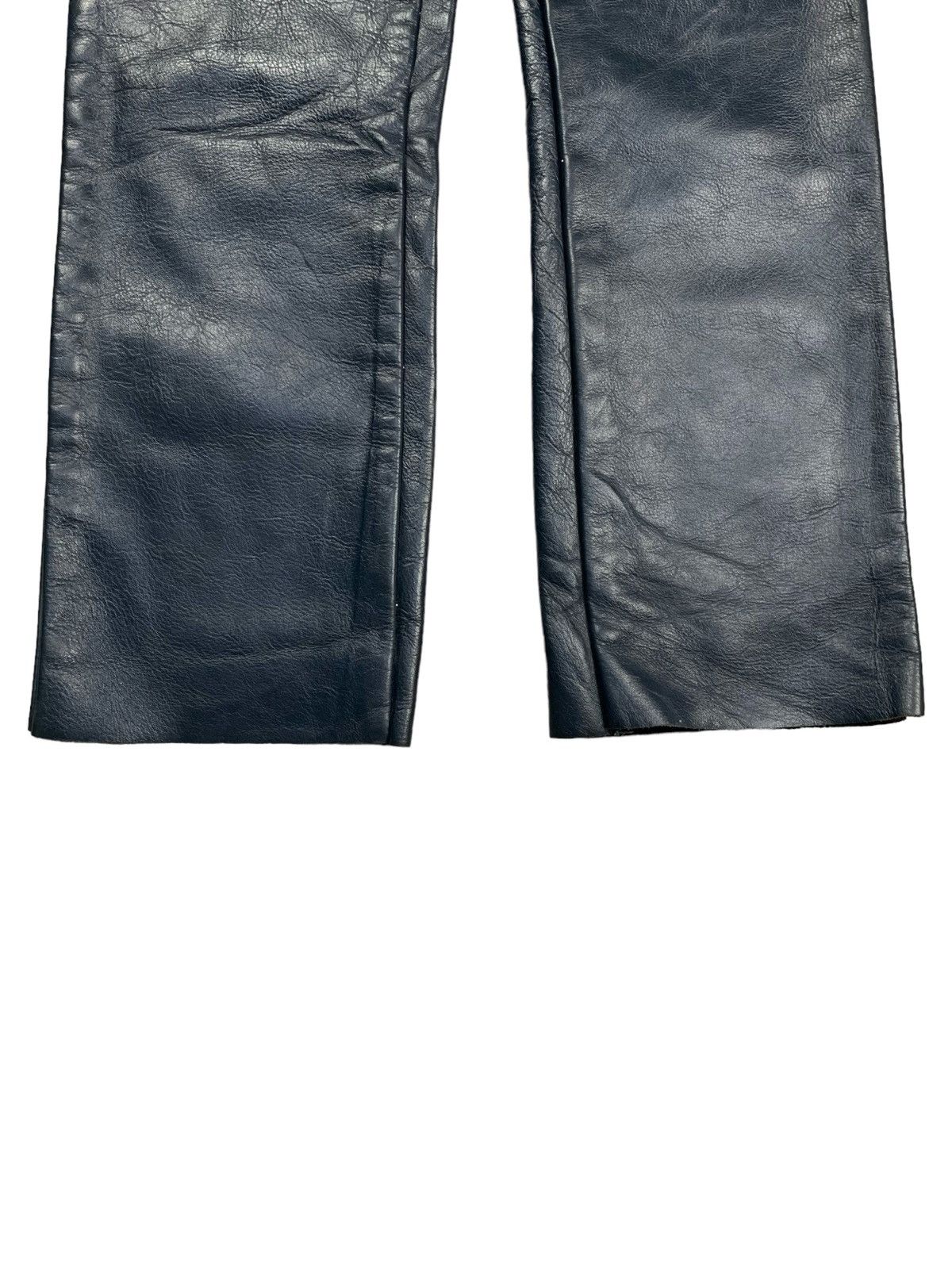 Kadoya 2000s Vanson - Indigo Leather Pants Size US 28 / EU 44 - 4 Thumbnail