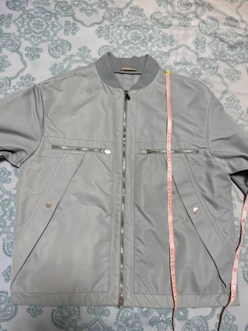 Hermes Hermes Jacket coat, tech fabric, leather-like texture, ice Size US L / EU 52-54 / 3 - 5 Thumbnail