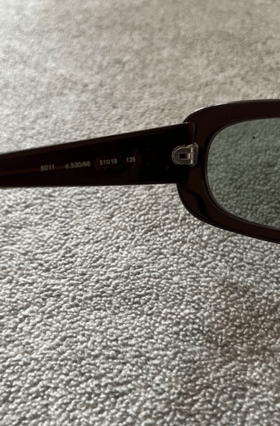 Chanel CHANEL SUNGLASSES 5011 LOGO CC Wrap Metal Vintage 4017 Size ONE SIZE - 5 Thumbnail