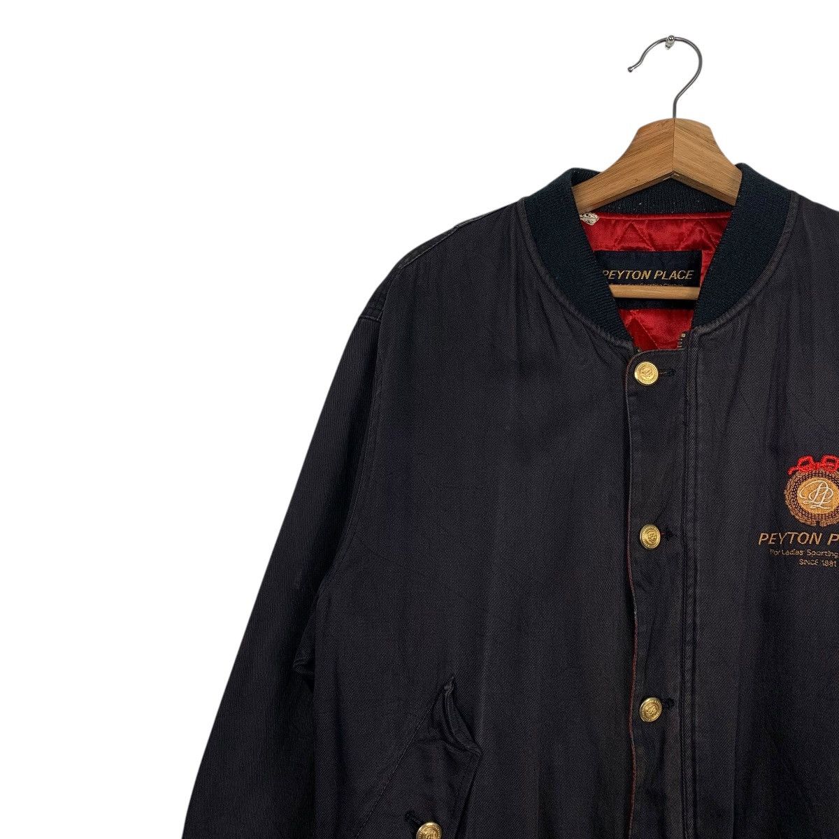 Japanese Brand Peyton Place Bomber Jacket Size M / US 6-8 / IT 42-44 - 6 Thumbnail