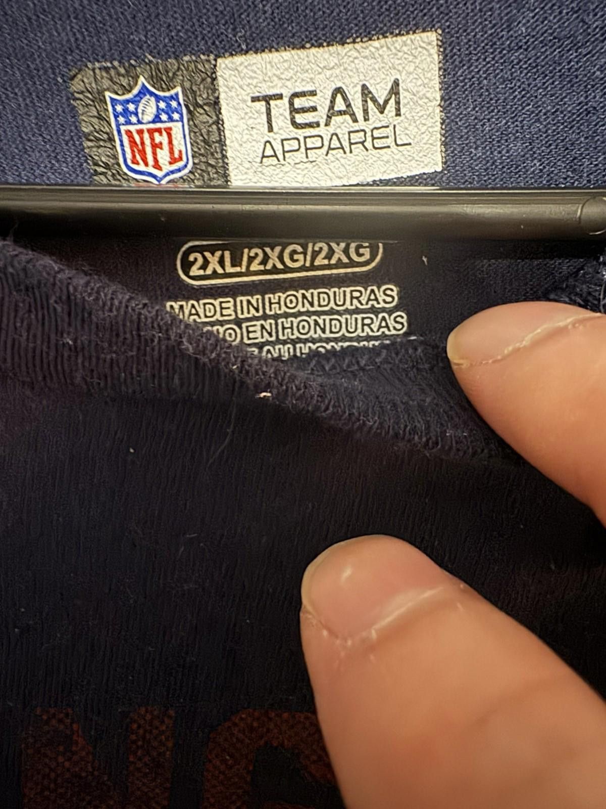 The Unbranded Brand New England Patriots Men XXL Blue Team Apparel T-shirt Size ONE SIZE - 4 Thumbnail