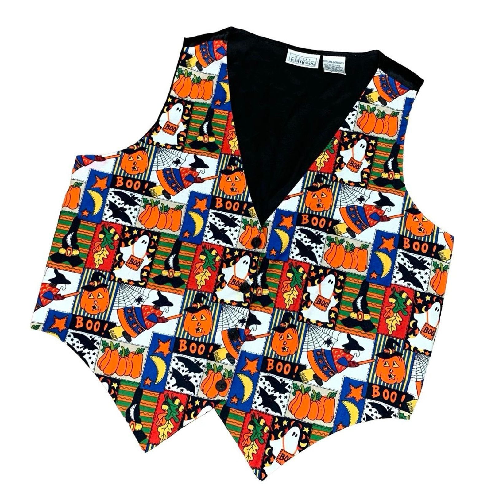 Vintage Vintage 90s Halloween Vest Size XL / US 12-14 / IT 48-50 - 1 Thumbnail