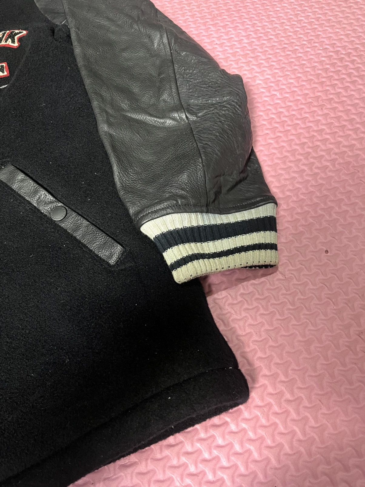 The Flat Head THE FLATHEAD Stajan Sleeve Leather Wool Amekaji Black Size US M / EU 48-50 / 2 - 6 Thumbnail