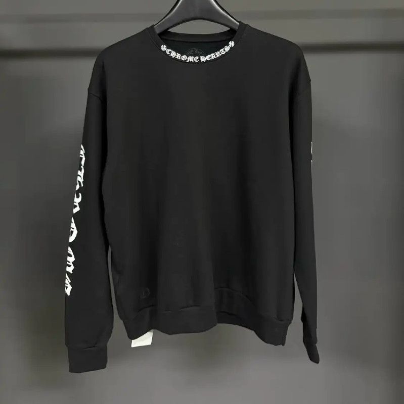 Chrome Hearts Chrome Hearts Black Cotton Women's Sweatshirt 0089 Size S / US 4 / IT 40 - 1 Thumbnail