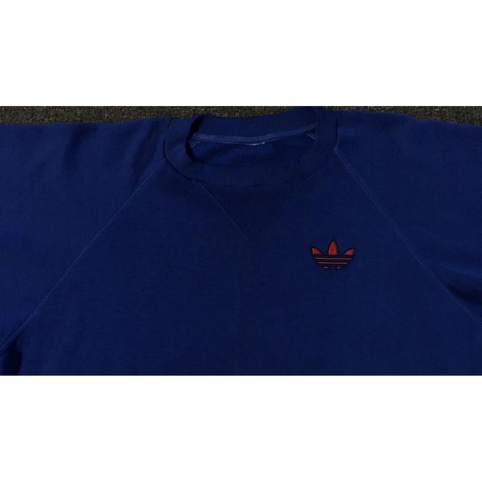 Adidas adidas Hoodie XL Blue Trefoil Vintage 90s 80s USA Grunge Sport Fashion Mens Sweatshirt Size US XL / EU 56 / 4 - 4 Thumbnail