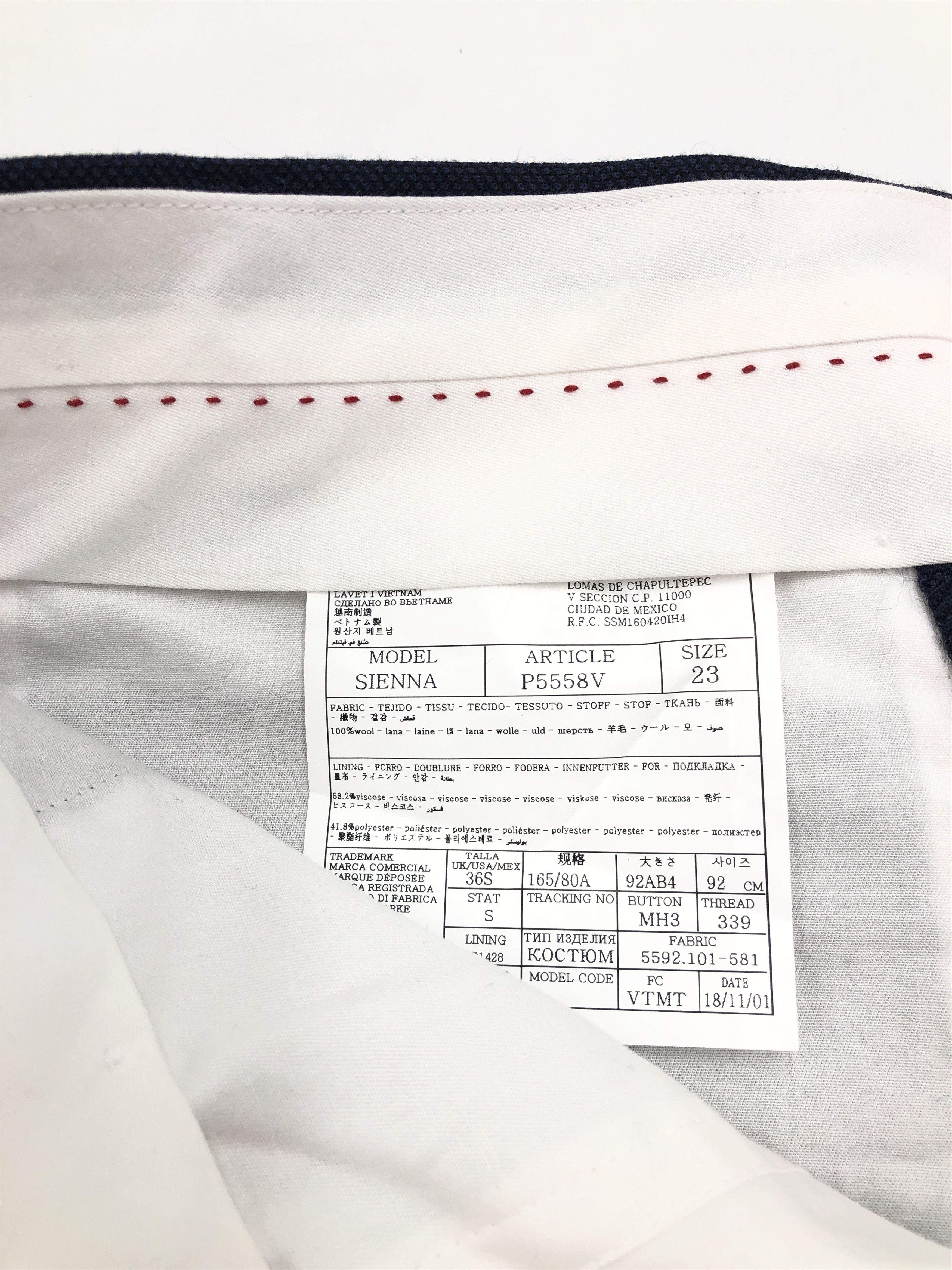 Suitsupply SUITSUPPLY Sienna Wool Formal Trousers Size 23 - W30 L31 Size 36S - 7 Thumbnail
