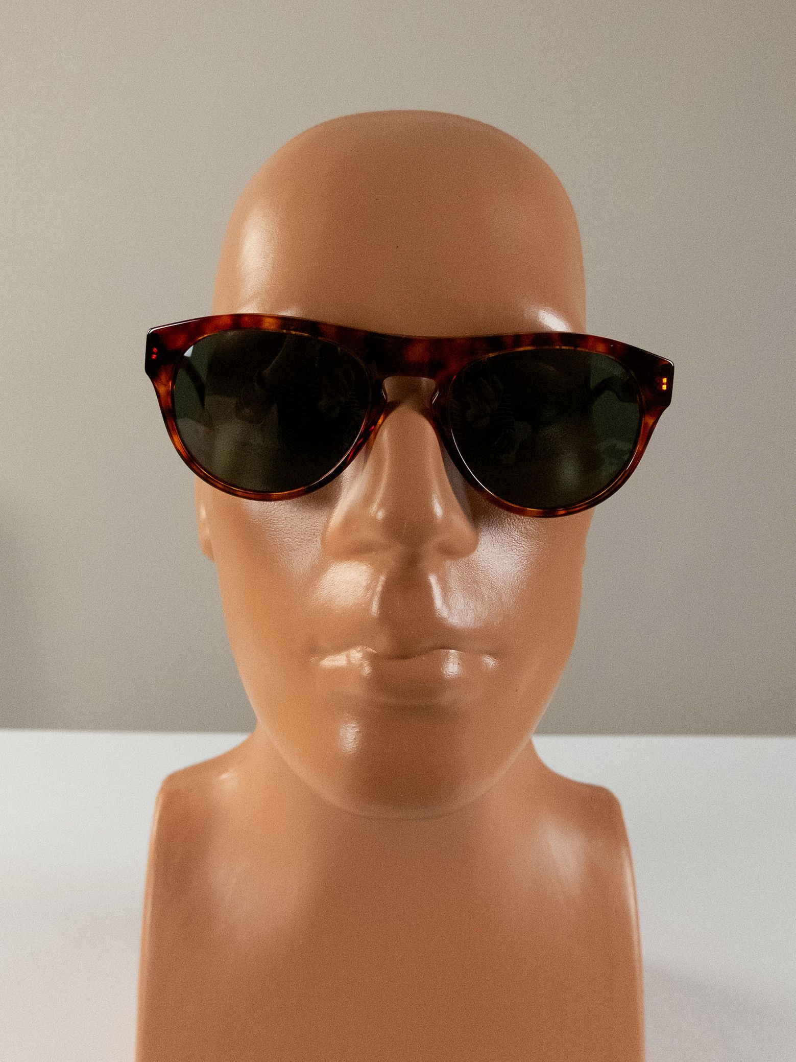 Giorgio Armani GIORGIO ARMANI brown tortoise shell oval sunglasses Italy Size ONE SIZE - 3 Thumbnail
