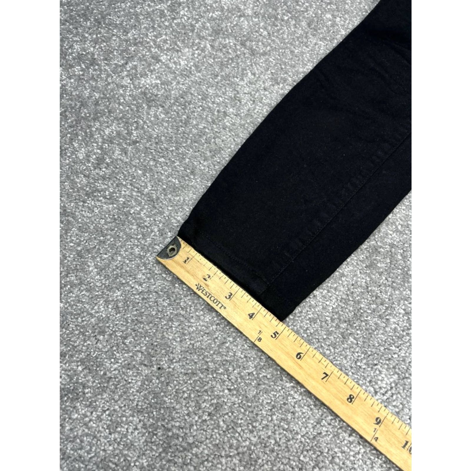 Everlane Everlane Jeans Womens The Mid Rise Skinny 28x26 Black Organic Cotton Stretch Denim 28 Size 28" / US 6 / IT 42 - 6 Thumbnail