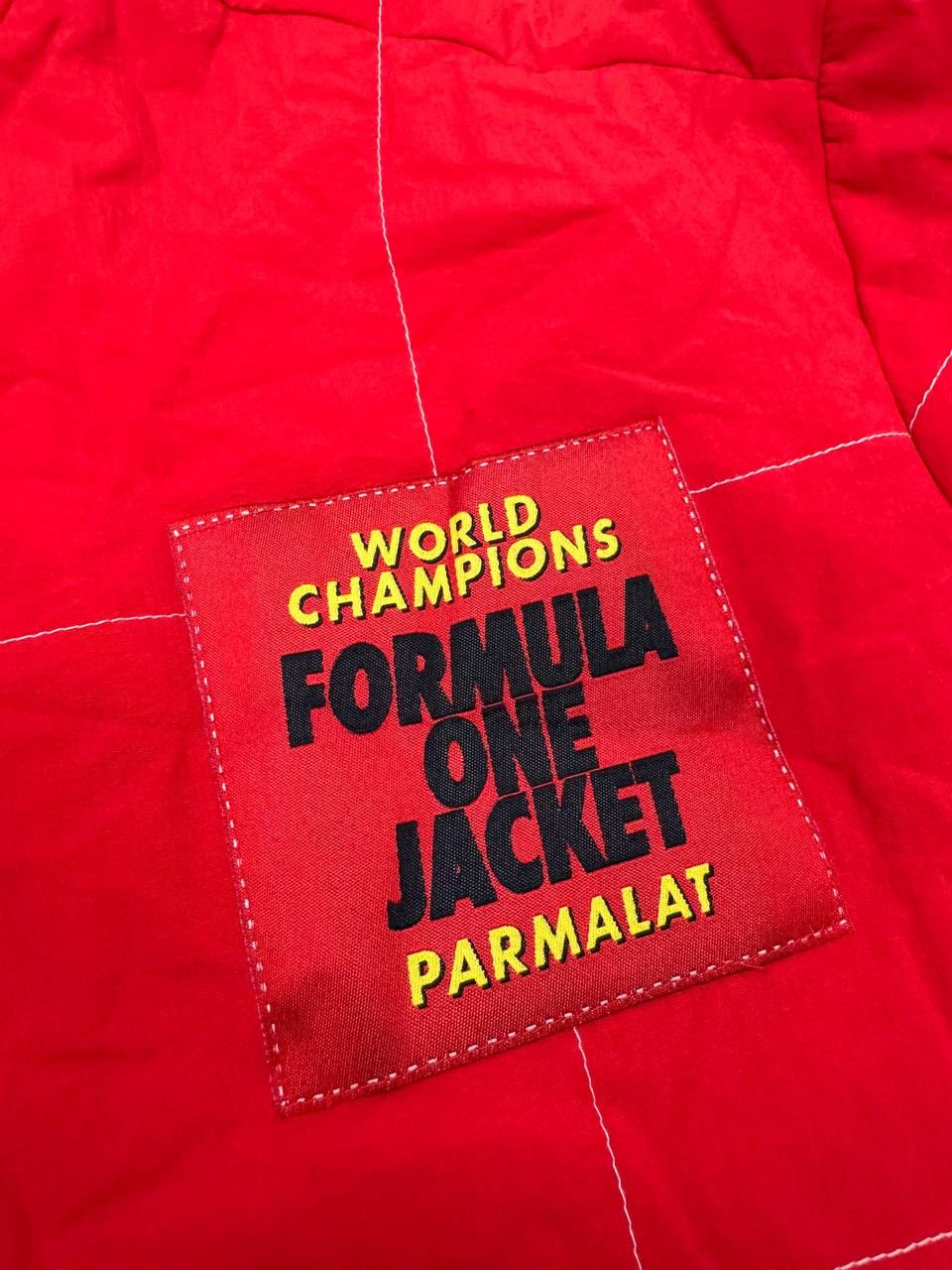 Formula 1 Vintage Parmalat Formula One Racing Jacket Red Nylon Size US XS / EU 42 / 0 - 3 Thumbnail