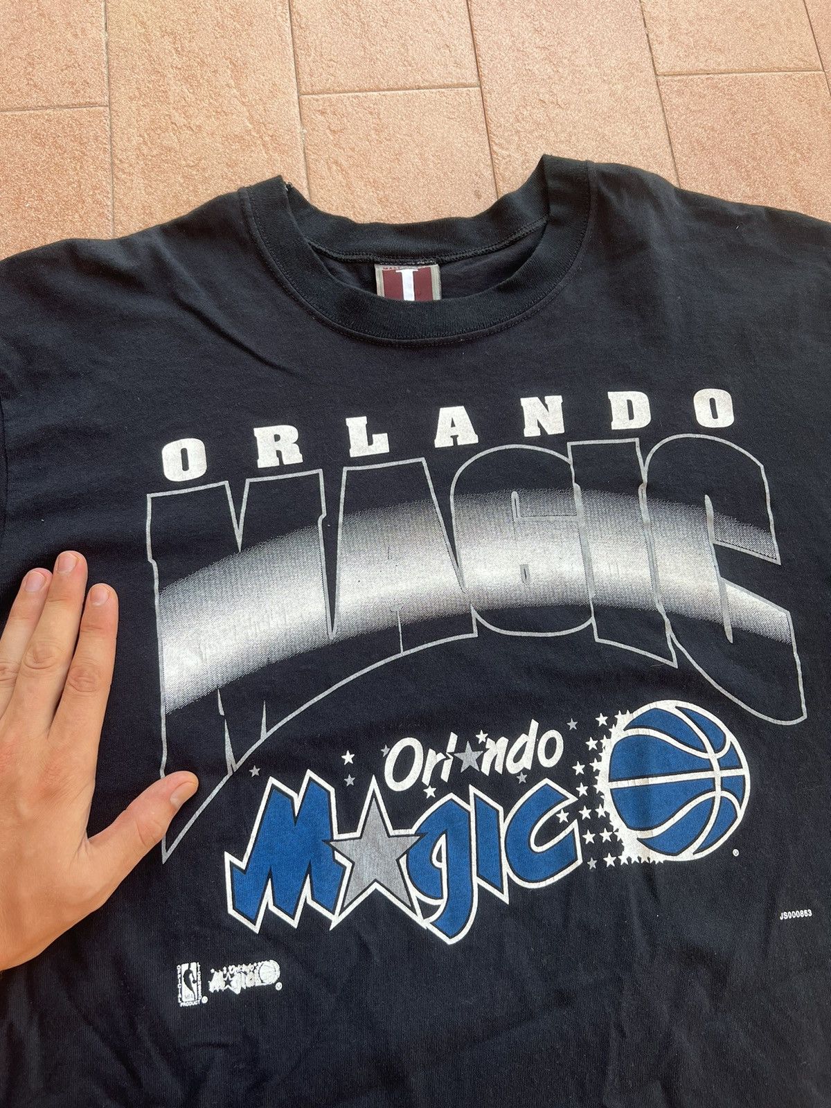 NBA × Vintage Vintage Orlando Magic Made In USA NBA Basketball T-Shirt Size US XXL / EU 58 / 5 - 3 Thumbnail