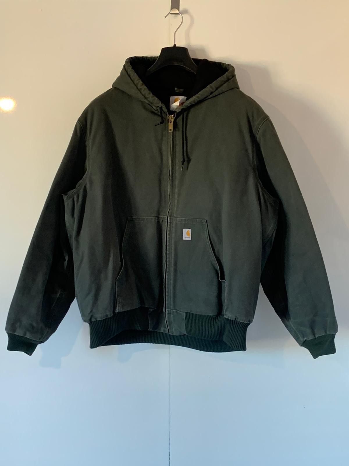 Carhartt Active Jacket J140 DTR Carhartt USA size XL green used Size US XL / EU 56 / 4 - 9 Thumbnail