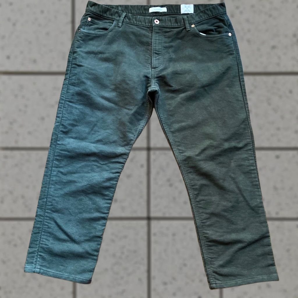 Billy Reid BILLY REID Moleskin Pants Mens Size 40x27 Dark Green Made In USA Size US 40 / EU 56 - 1 Thumbnail