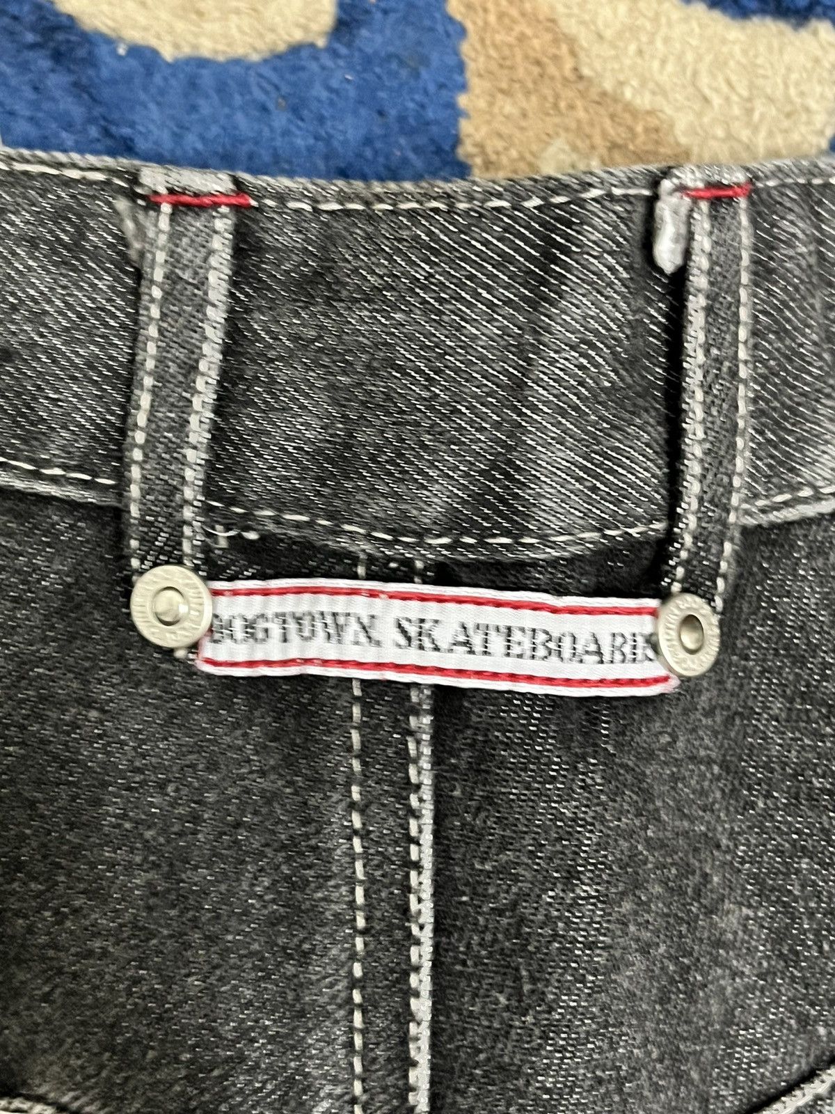 Dogtown Vintage Dogtown Skateboard Skull Denim Size US 31 - 14 Thumbnail