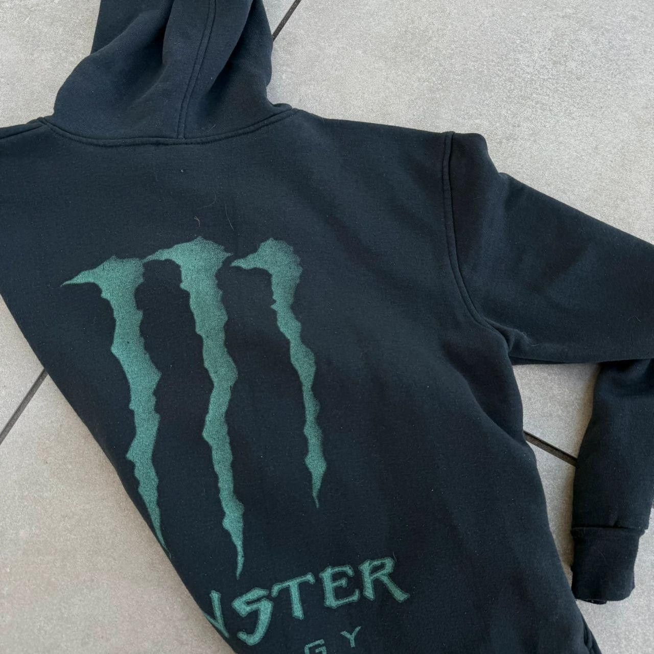 Vintage Monster Energy Vintage 90s Black Sweatshirt Size US L / EU 52-54 / 3 - 5 Thumbnail