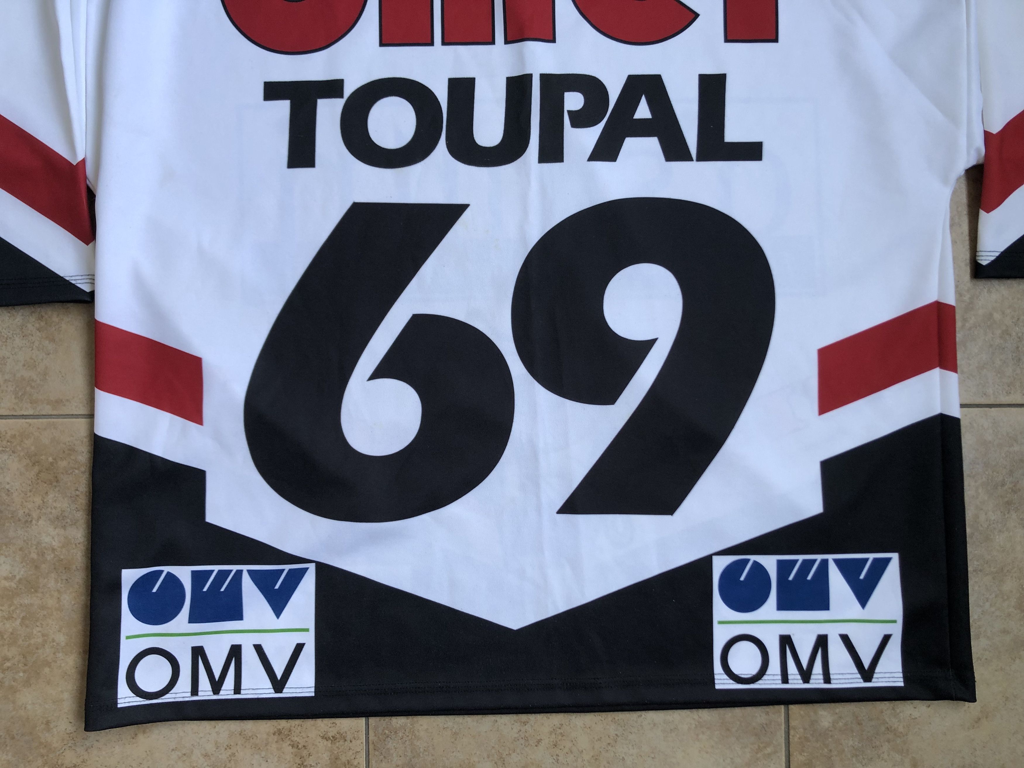 Vintage EV Landshut Cannibals Ice Hockey Team Issued Jersey Toupal Size US L / EU 52-54 / 3 - 15 Thumbnail